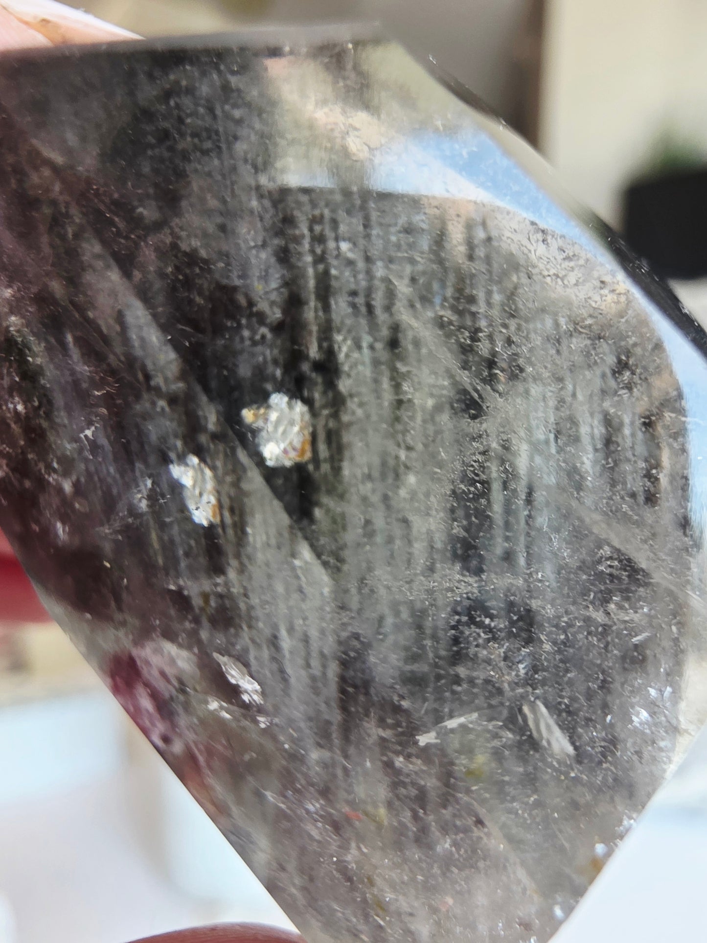 Garden Quartz Crystal Free-form Palm Size Clear