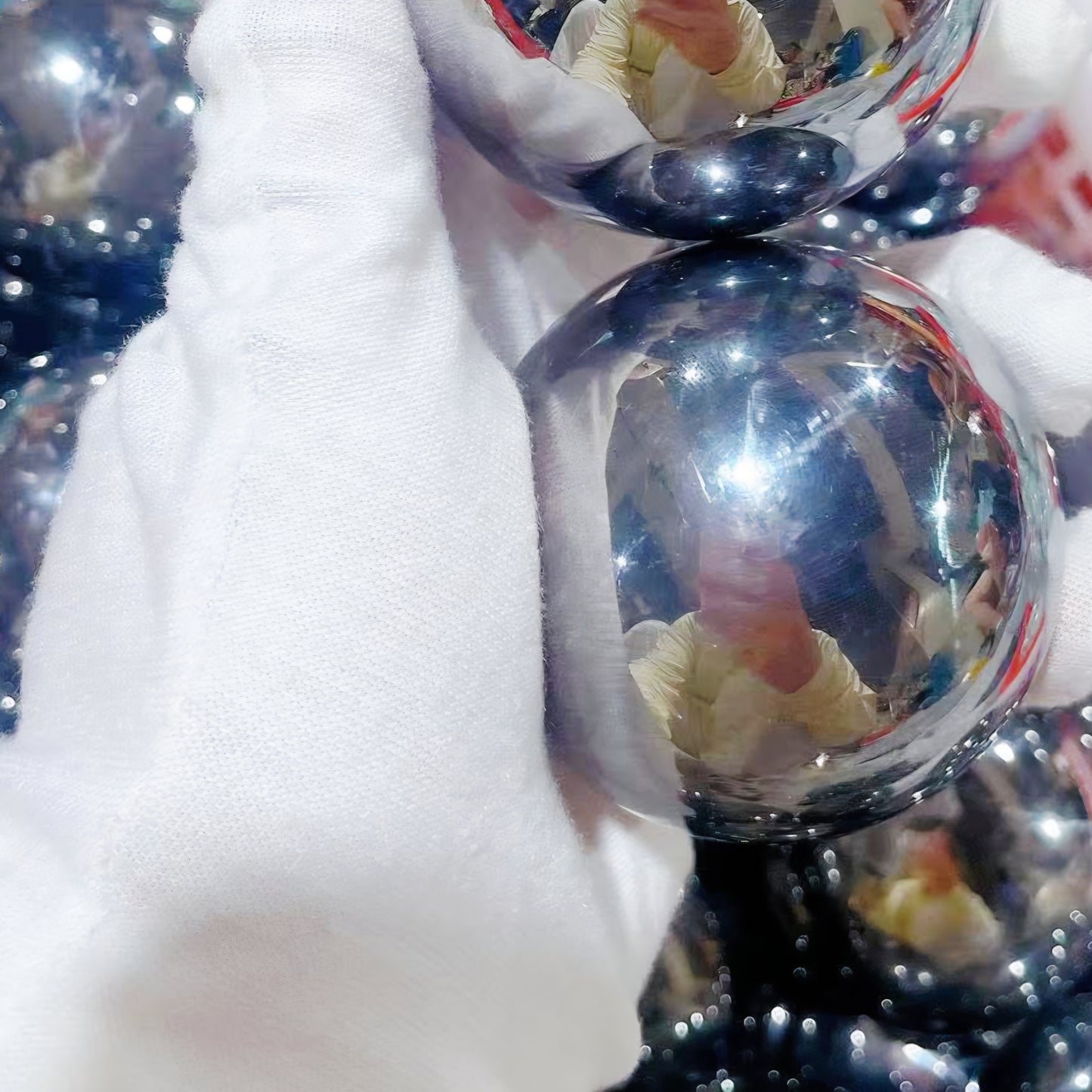 5-Piece Terahertz Polished Spheres – 1kg Wholesale Lot 5-6cm