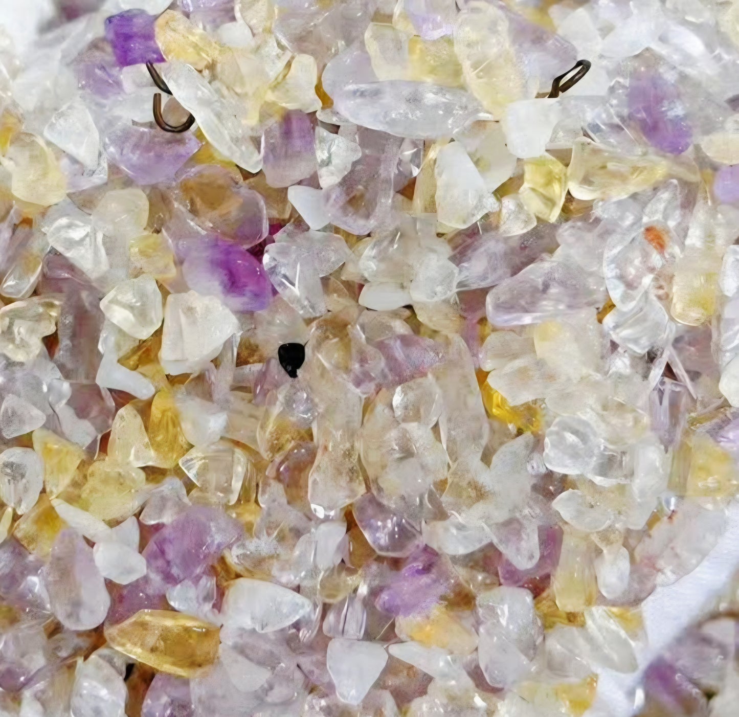 Amethyst and citrine crystal chips bulk 2kg