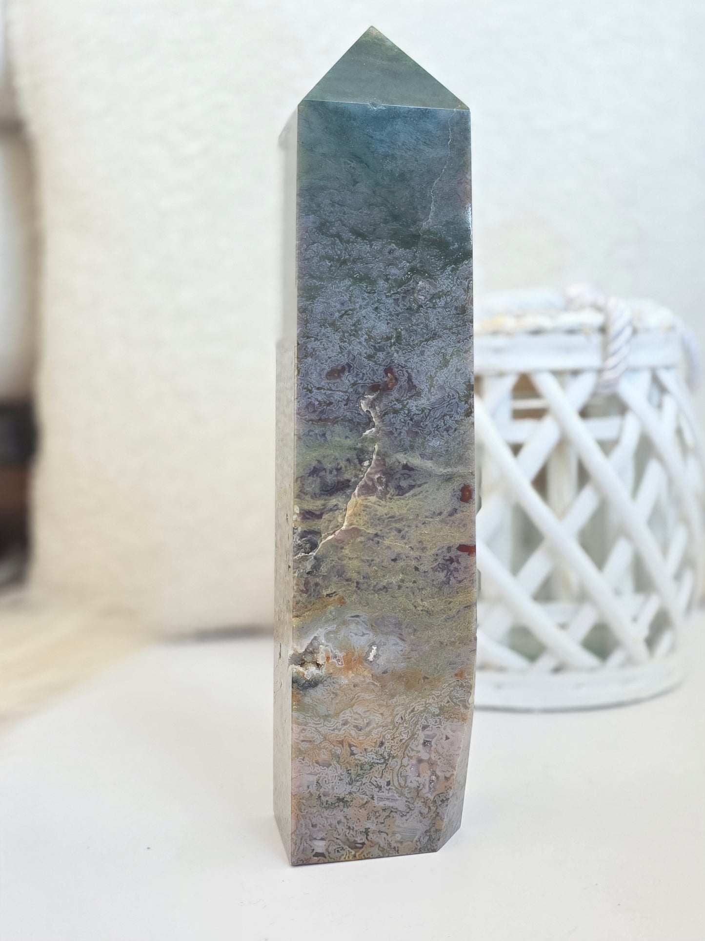 Ocean Jasper tall Tower 2.7 lbs