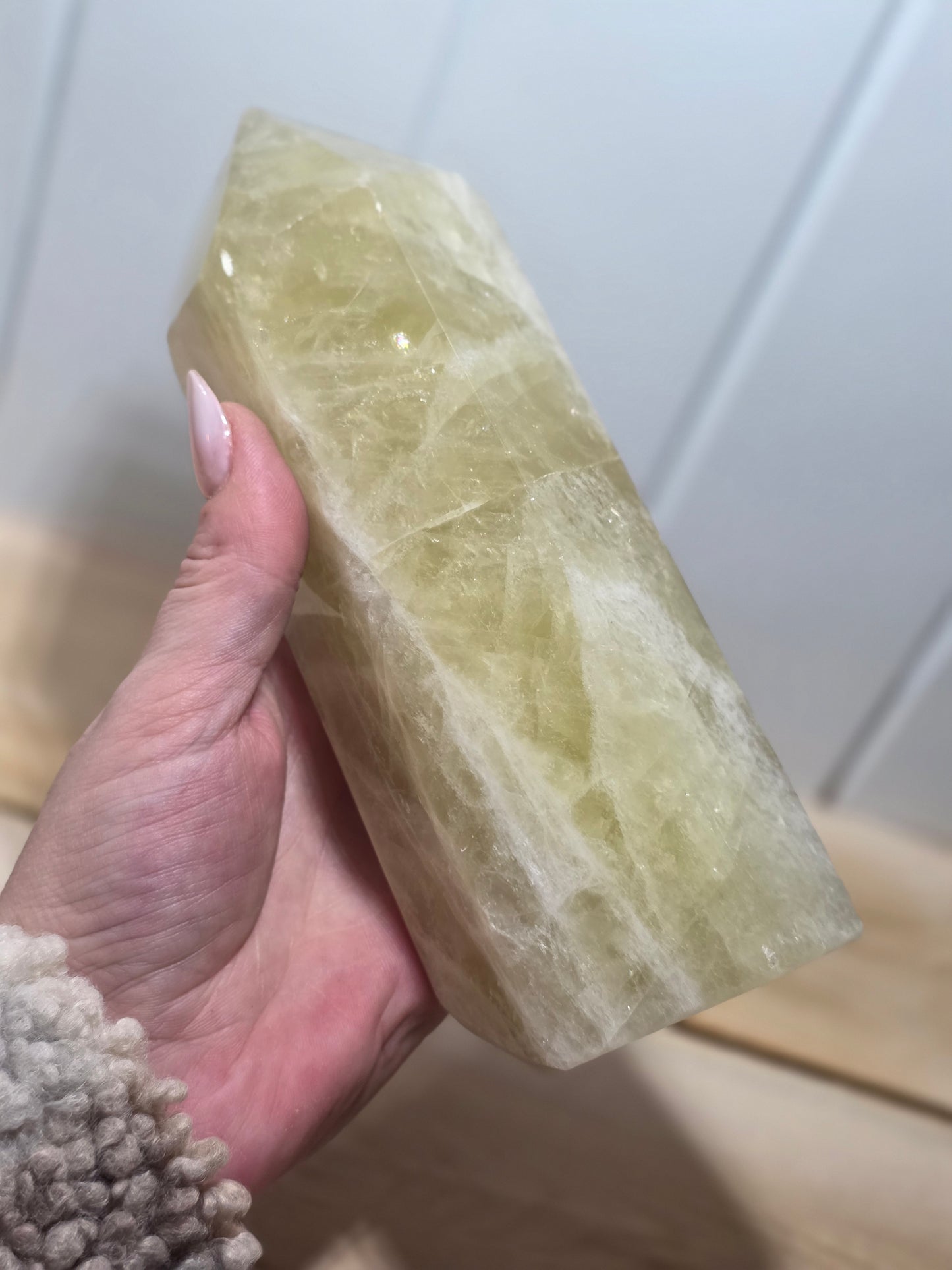 Citrine Tower 2.1lbs - Rambo Inclusions- Quartz Crystal