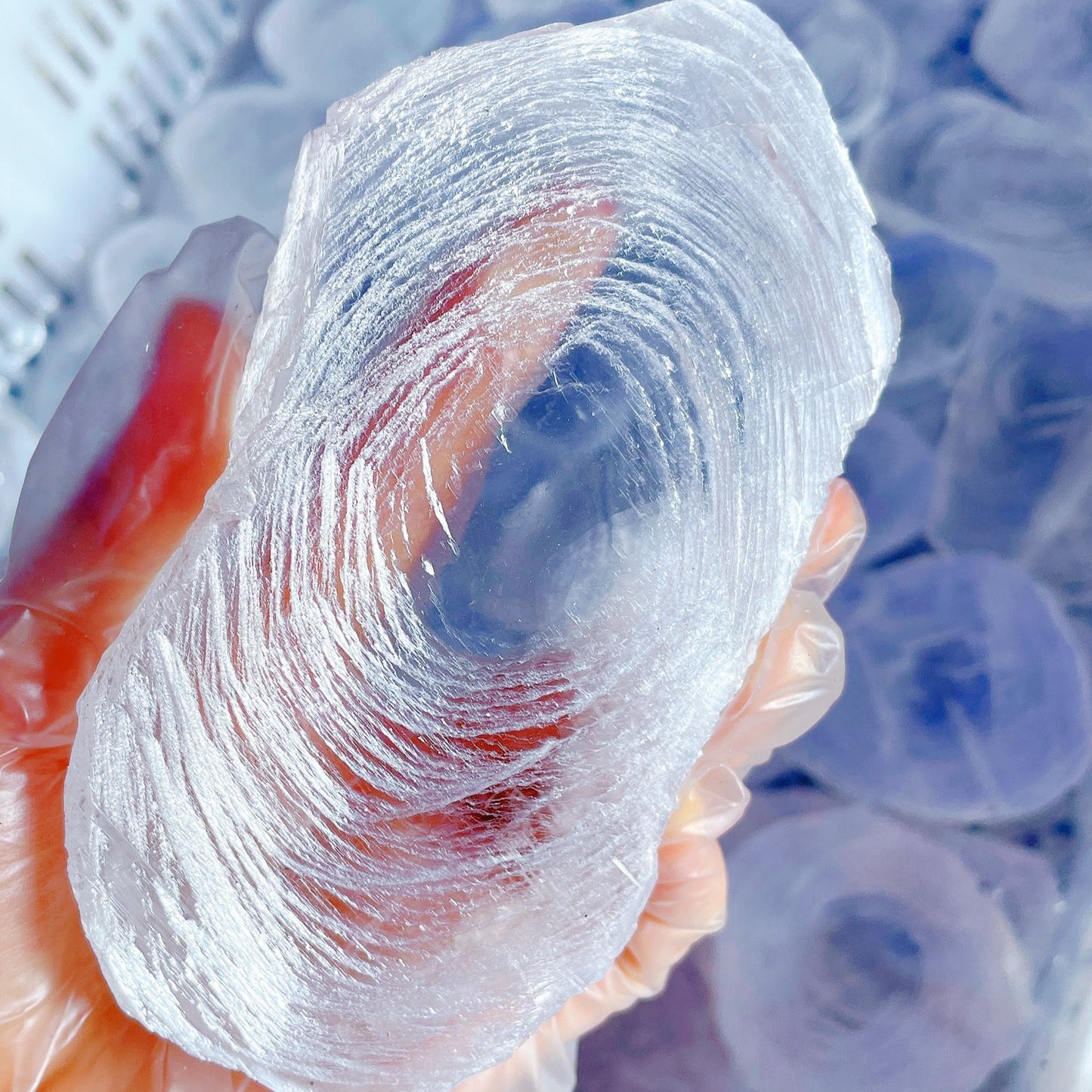 Spiral Selenite Rough – 1kg Wholesale Lot (5-7 Pcs)