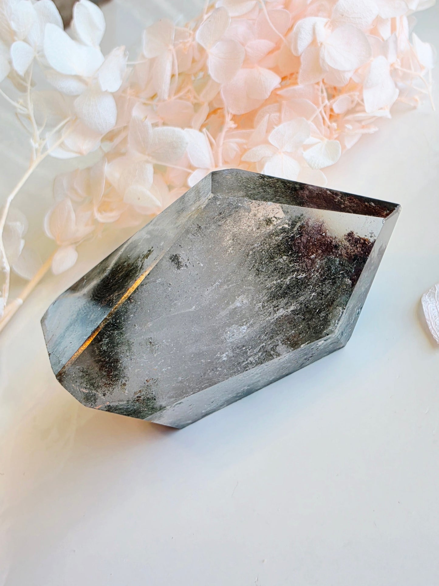 Garden Quartz Free-form Purple Green Palm Size