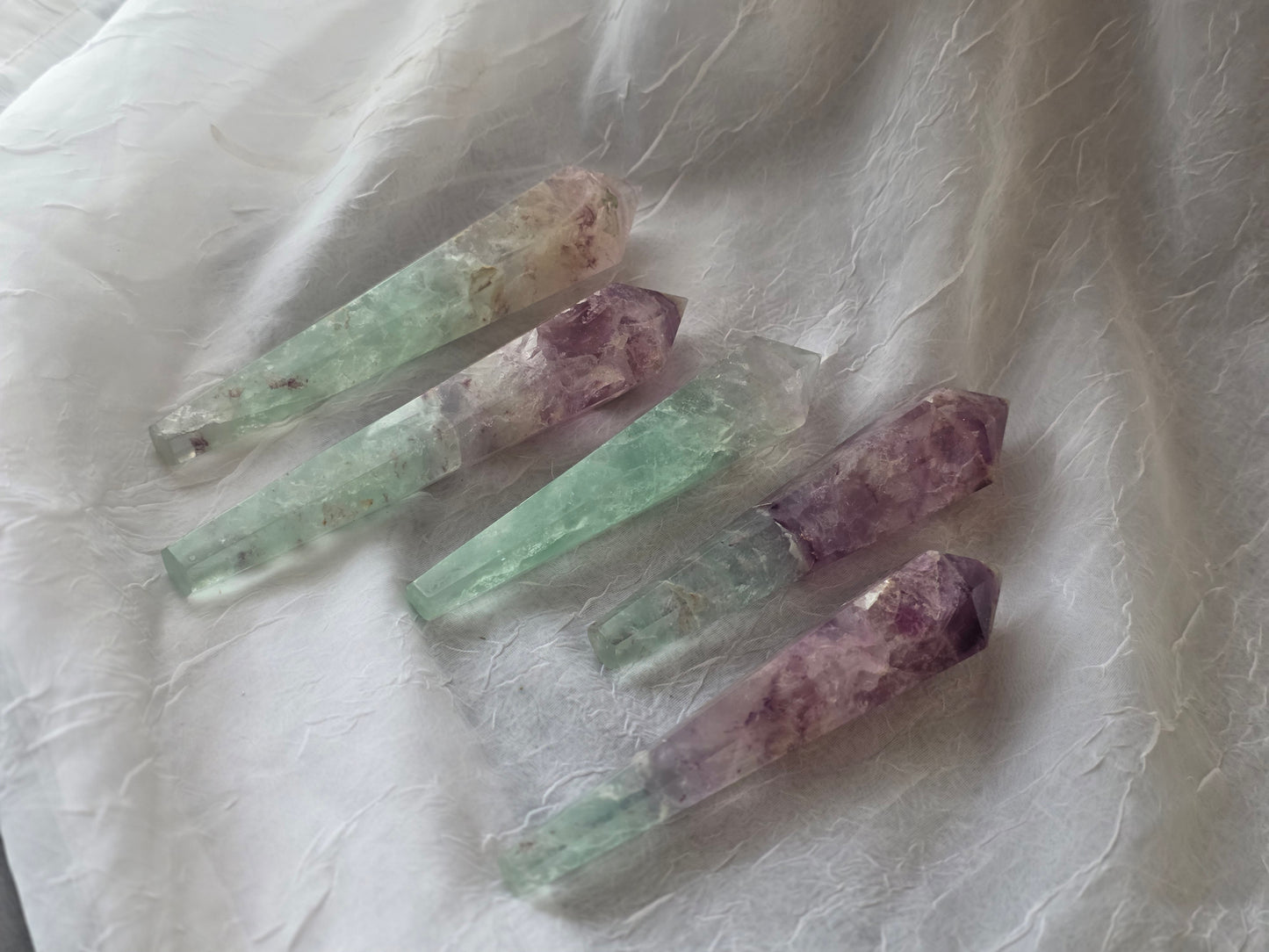 Fluorite Wand 1kg 5 pieces Wholesale Crystal