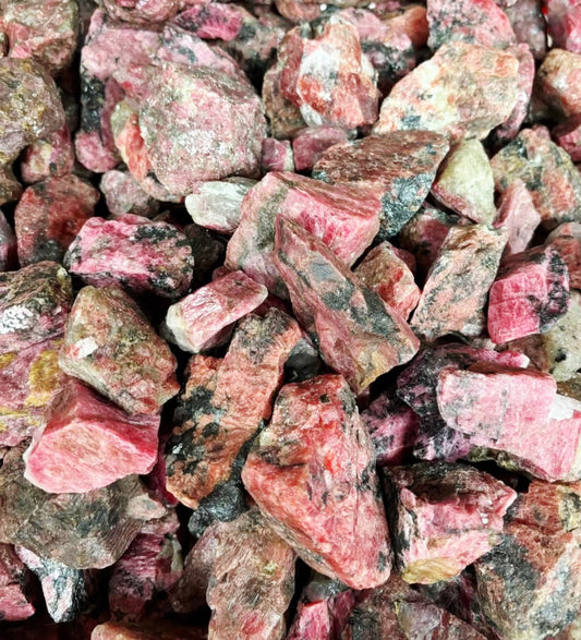 Rhondonite 3-5cm raw stone 1kg wholesale bulk