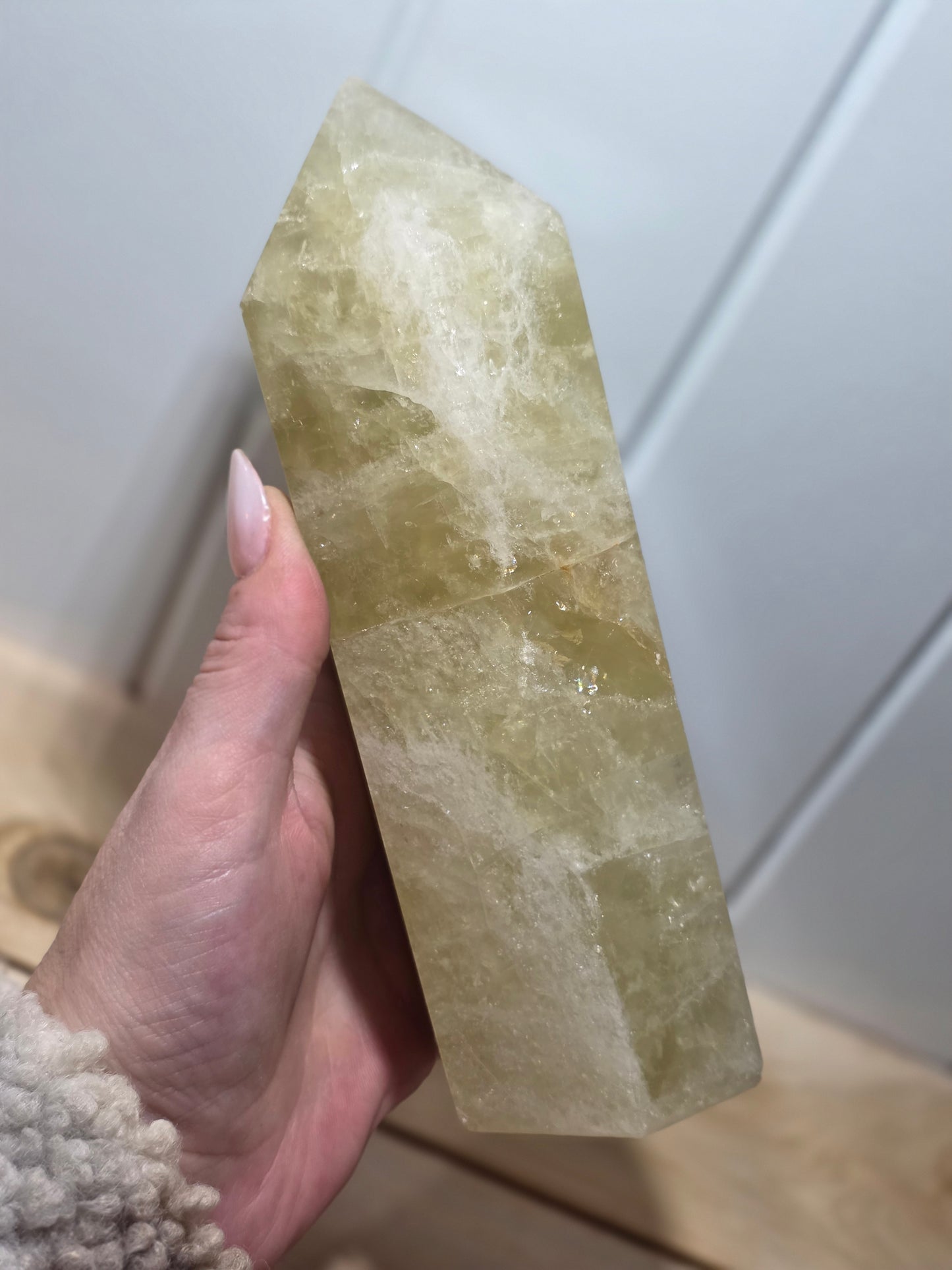Citrine Tower 2.1lbs - Rambo Inclusions- Quartz Crystal