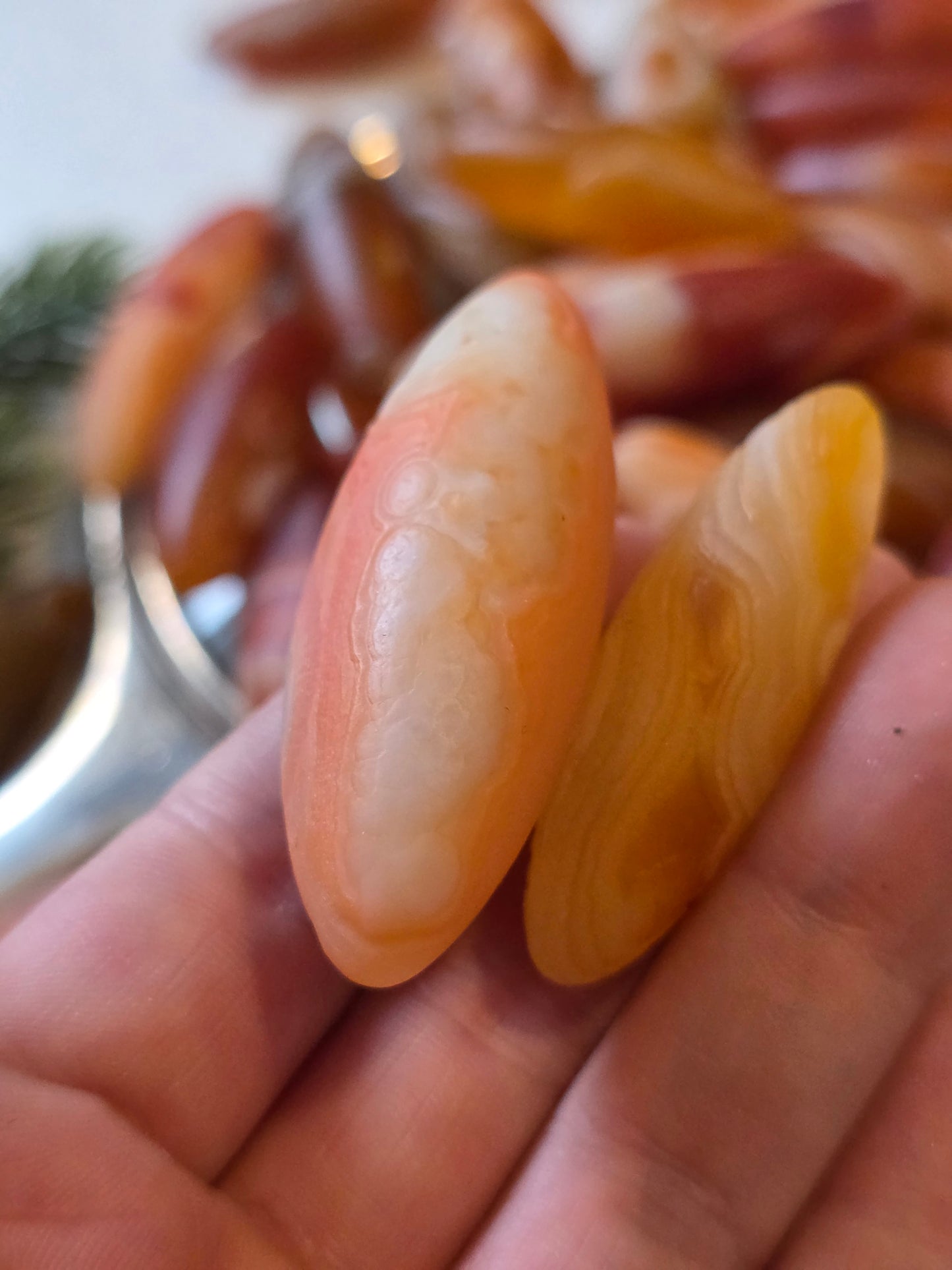 Gobi Agate 1/2 kg Mix - Red/Orange tones Wholesale 11 -16 pieces
