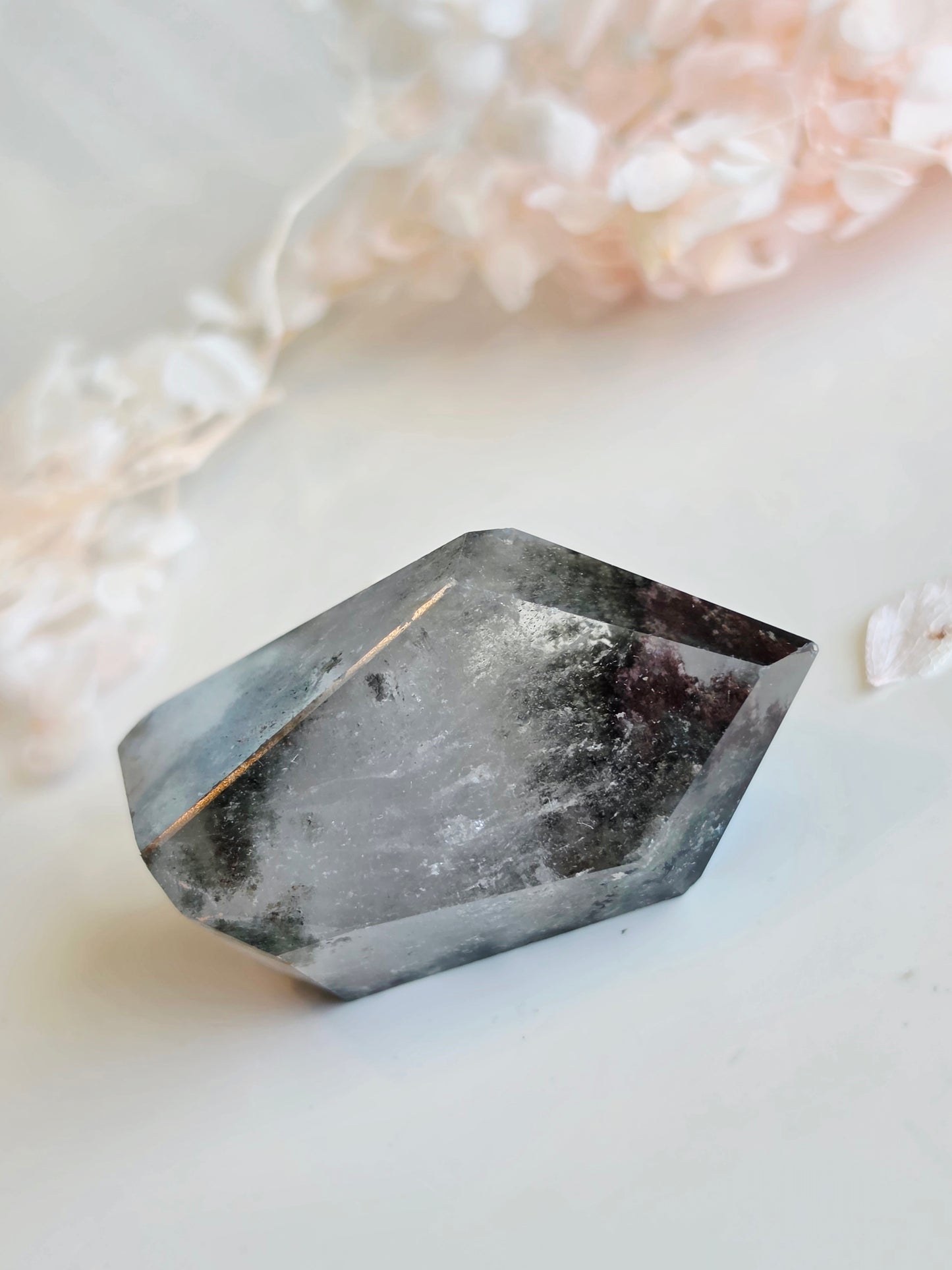Garden Quartz Free-form Purple Green Palm Size