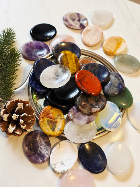 Palmstone Mix Mineral- 1 bag 10 Polished Stone randomly prepare 3-4cm