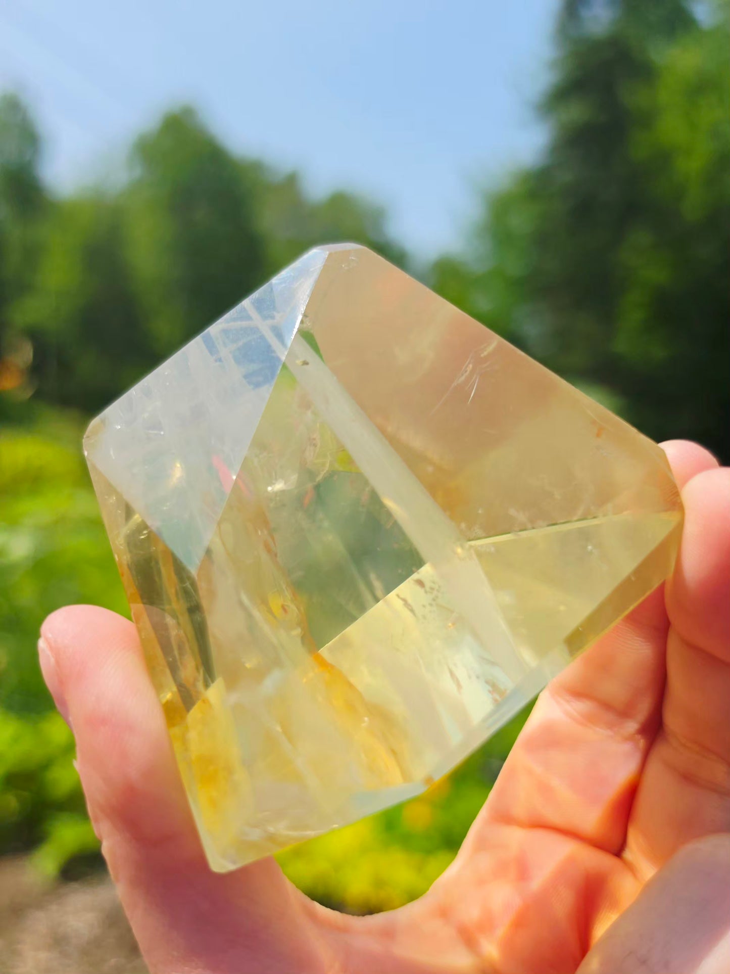Citrine Free Form Polish 230 grams Crystal Mineral