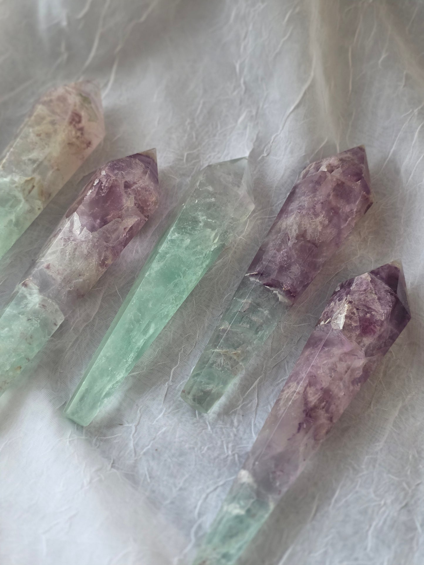 Fluorite Wand 1kg 5 pieces Wholesale Crystal