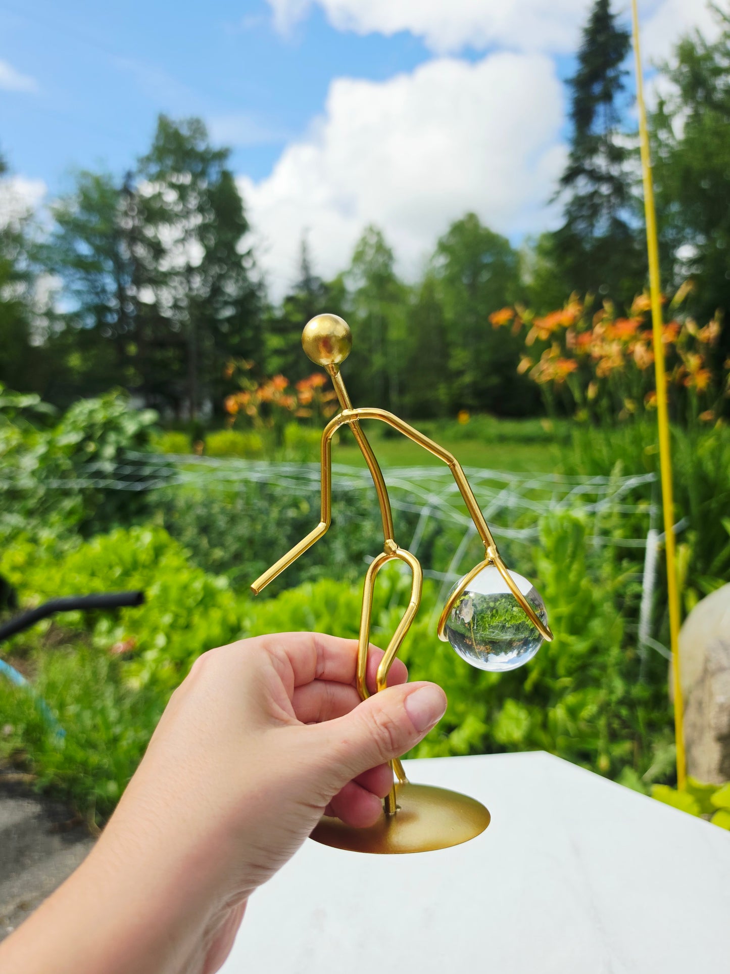 Gold Sphere / Specimens Holder