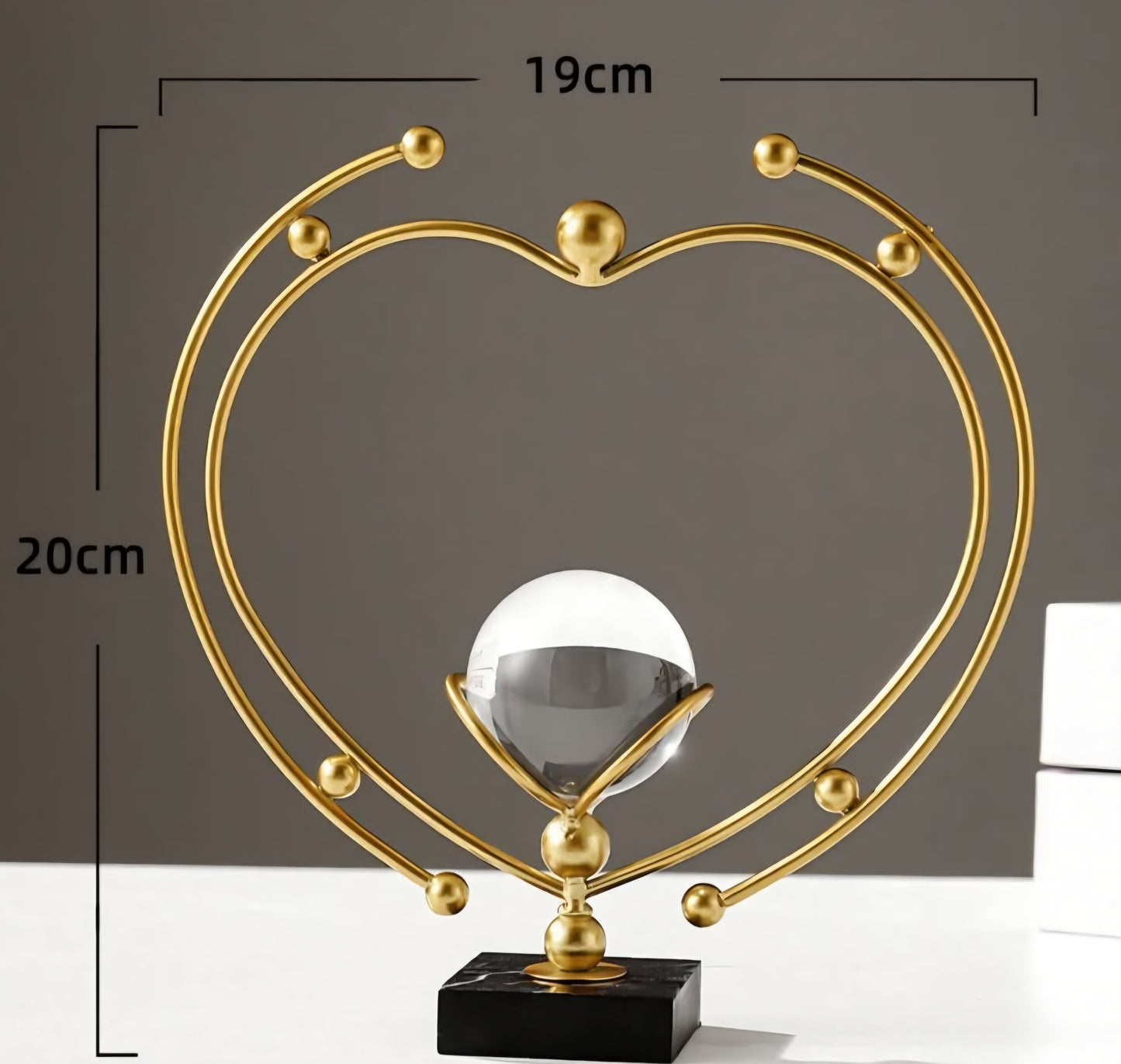 Gold Sphere / Specimens Holder 20cm x 19cm