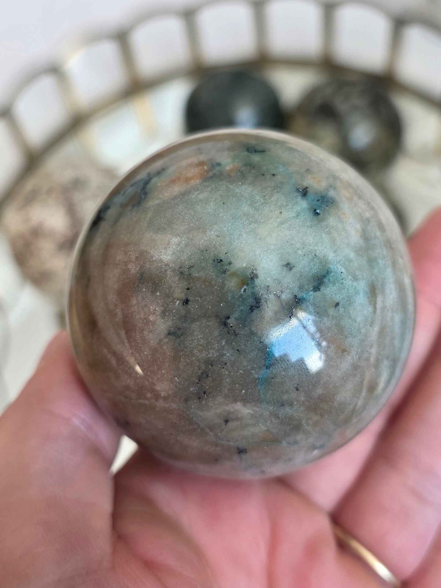 Ocean Jasper Sphere 1 lbs