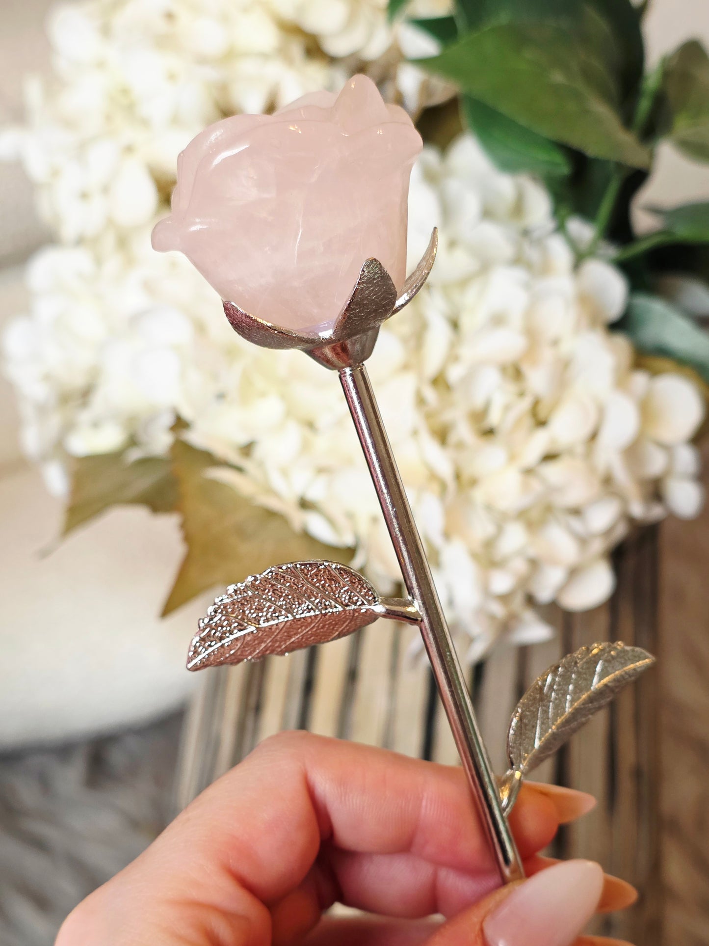 Flower Carving 10 set Mix Mineral Long Stems 23cm - Wholesale Lots