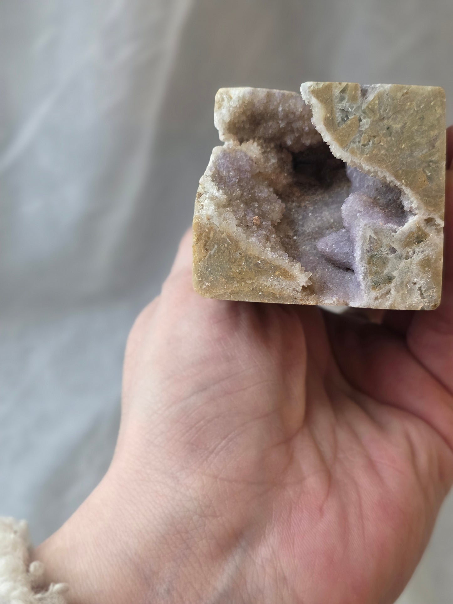 Fluorite Root Druzy Crystal Tower Medium Size
