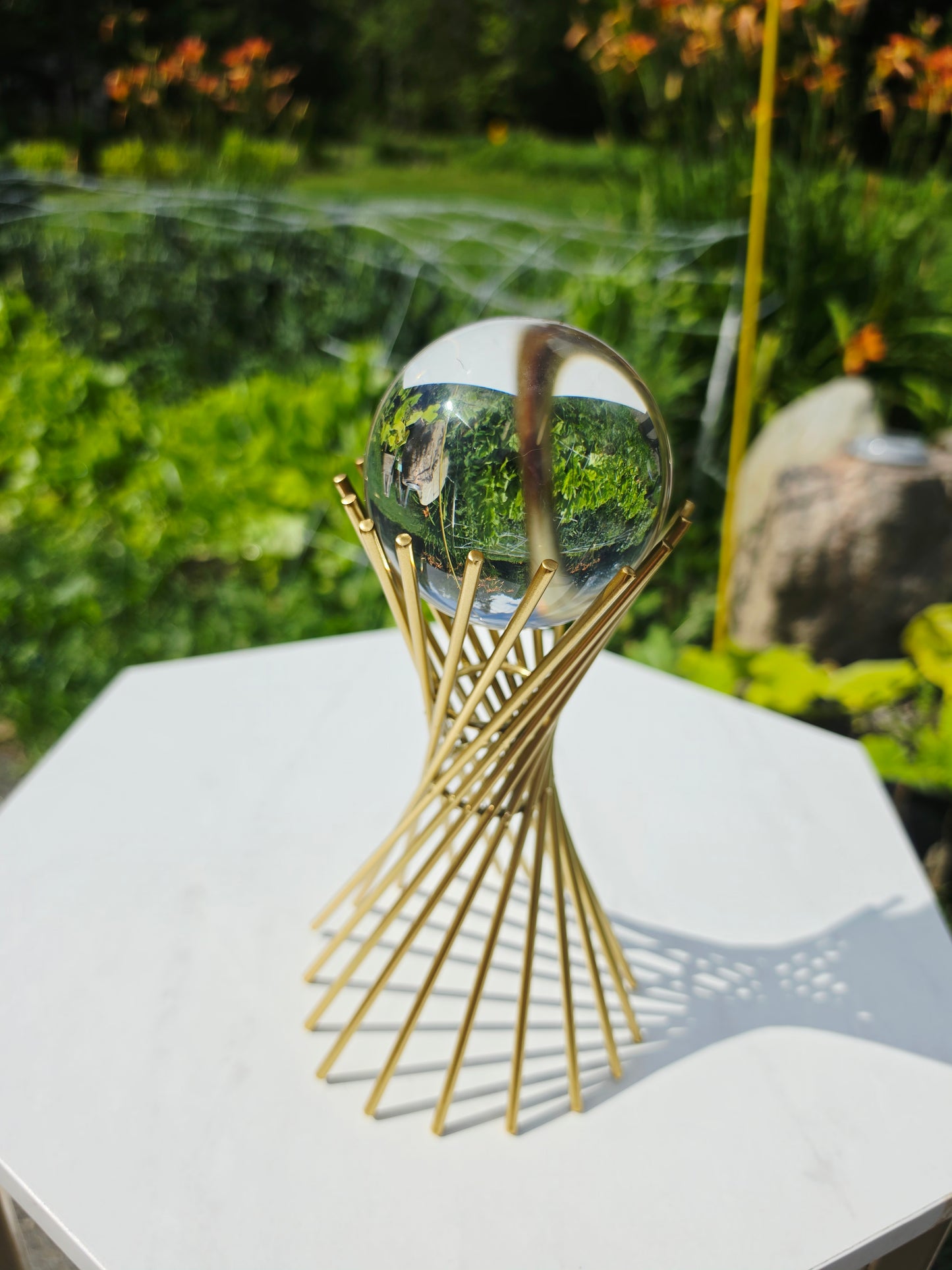 Gold Sphere / Specimens Holder - Large