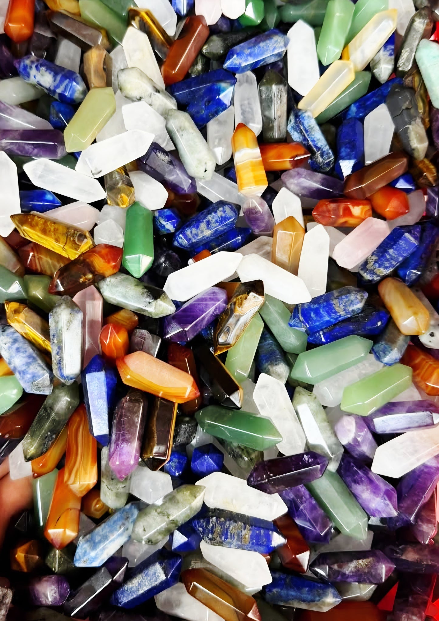 Double Point 1kg Mix Small tower wholesale Crystal point