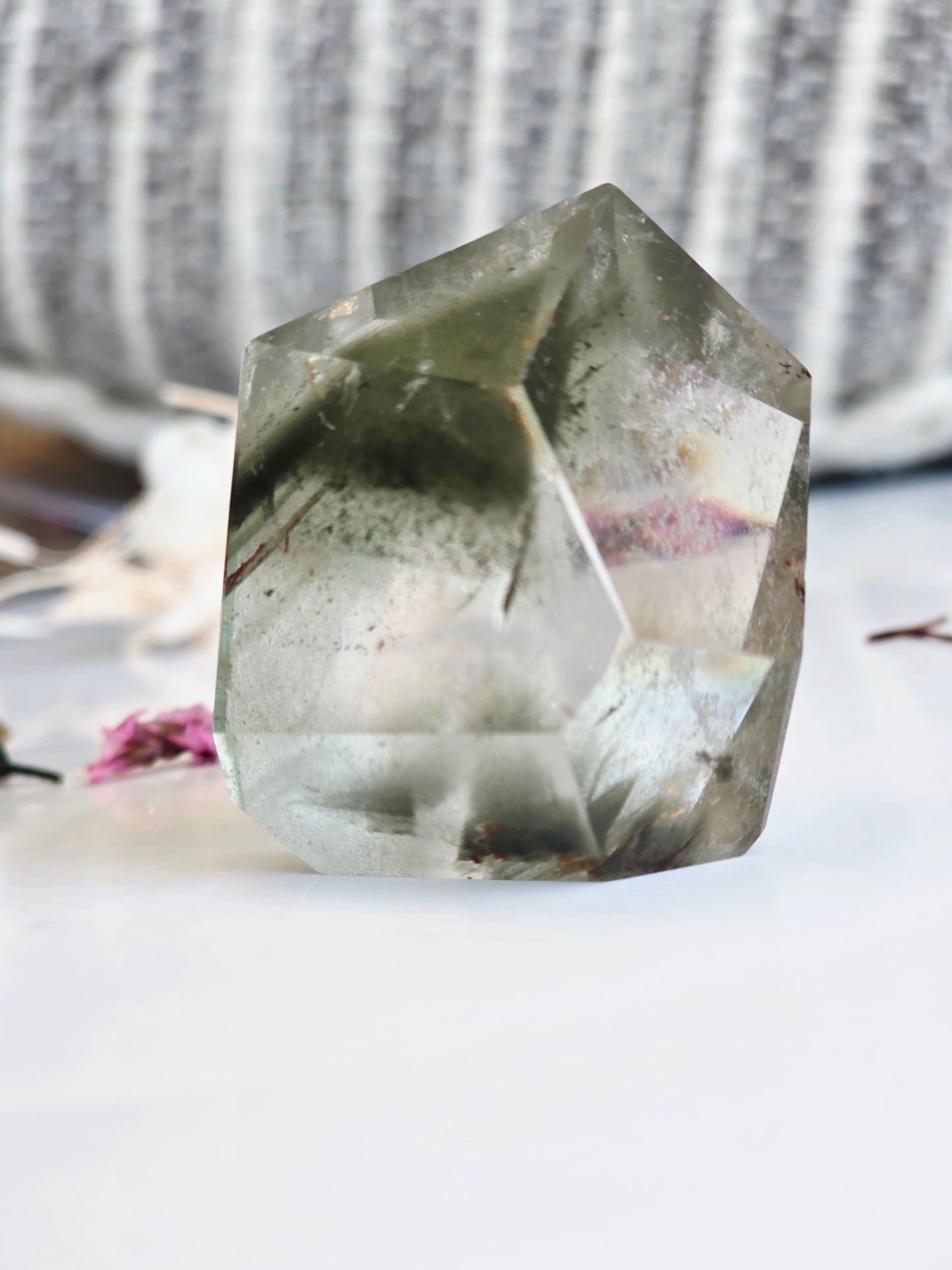 Garden Quartz Crystal Free-form Palm Size Clear
