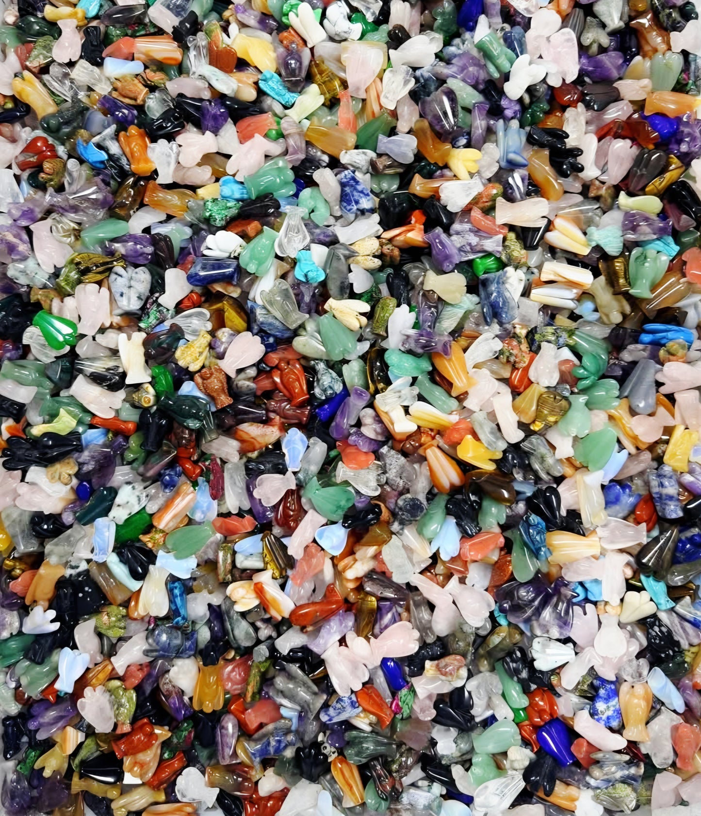 Angel Crystal Carving Mix Mineral stone - 1 kg wholesale Bulk