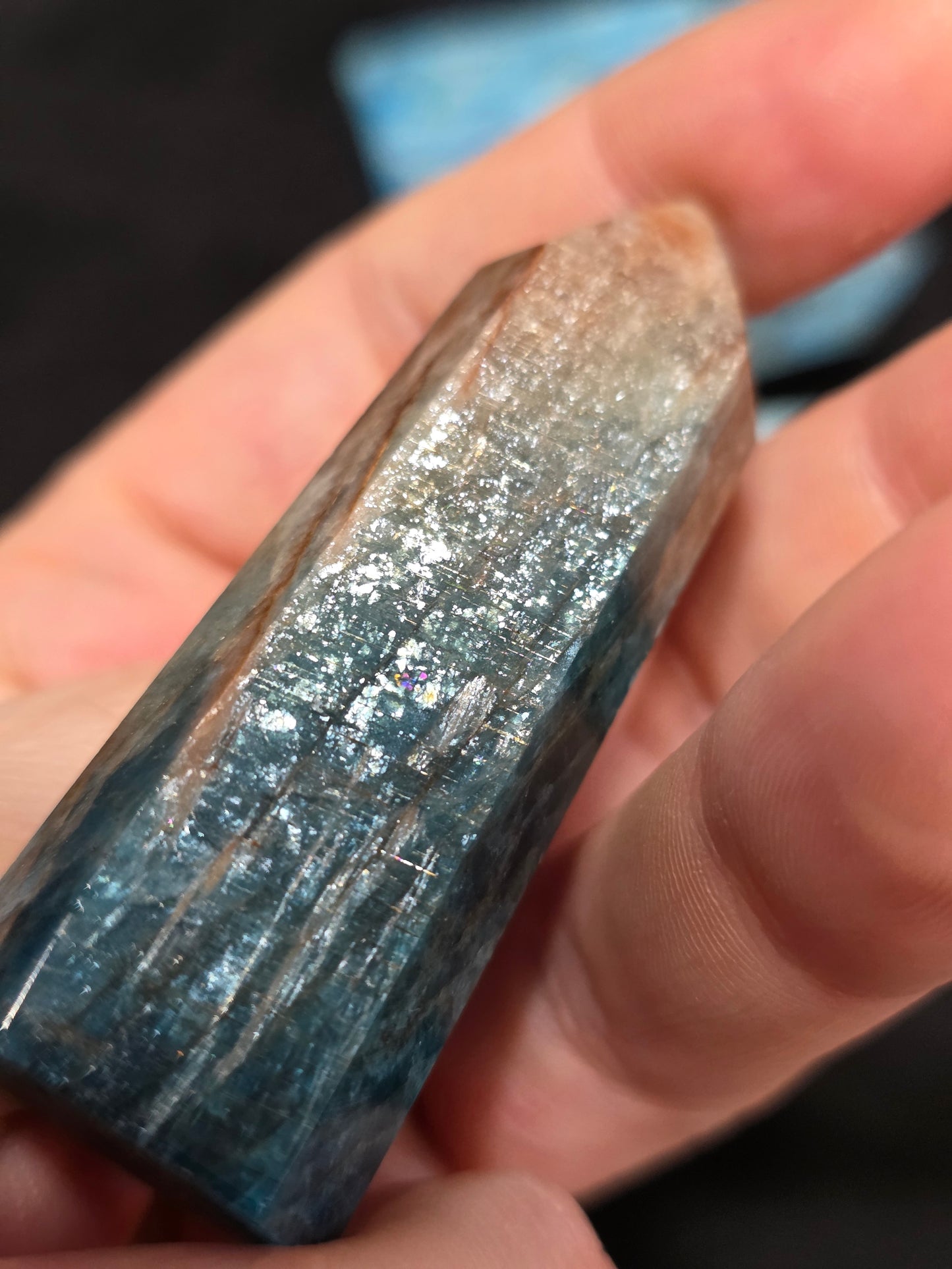 Bundle 5 Towers Blue Apatite
