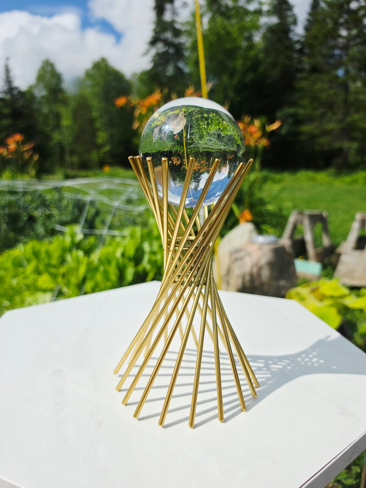 Gold Sphere / Specimens Holder - Large
