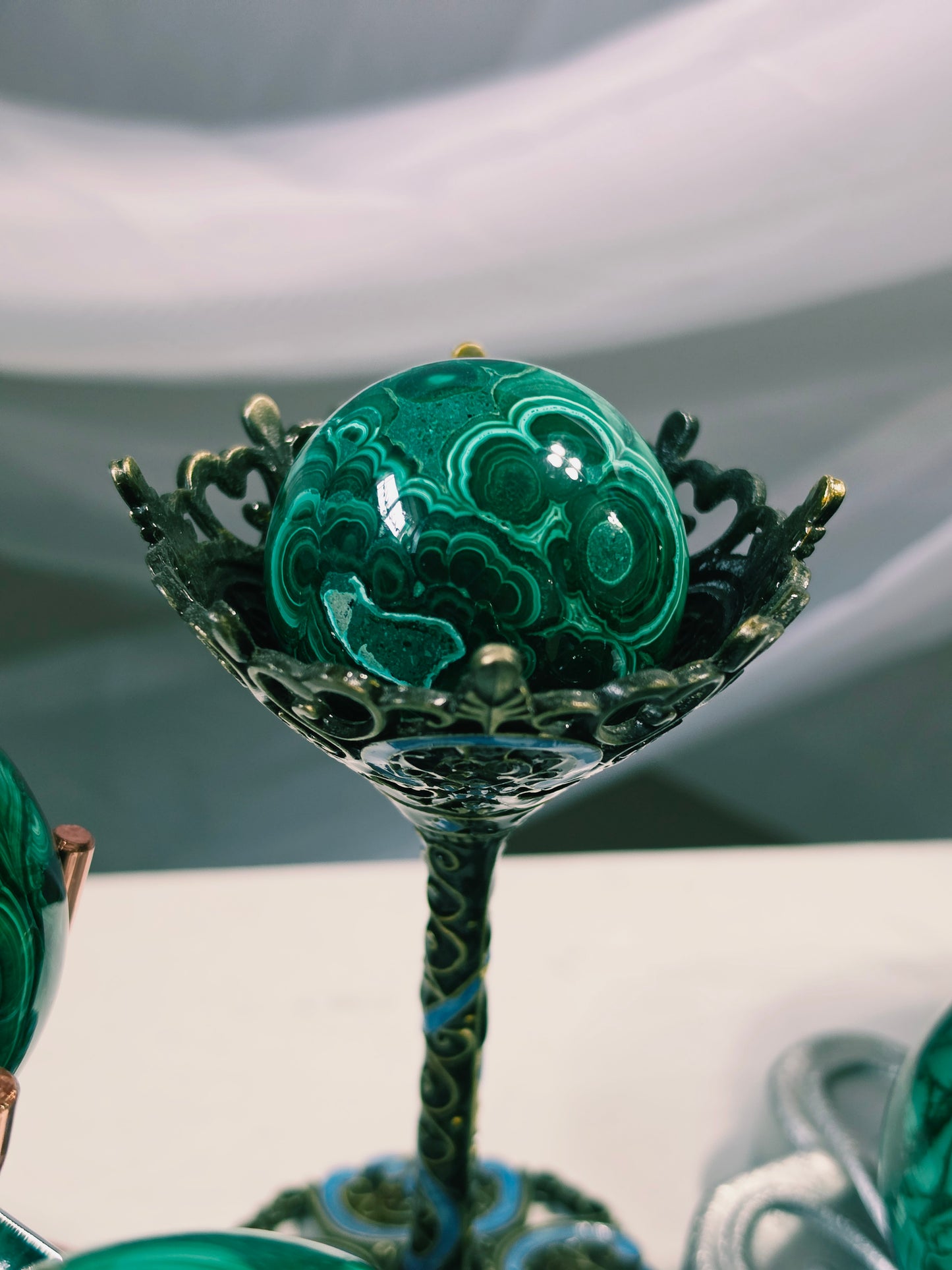 Congo Malachite Sphere AAA Quality Wholesale 1kg