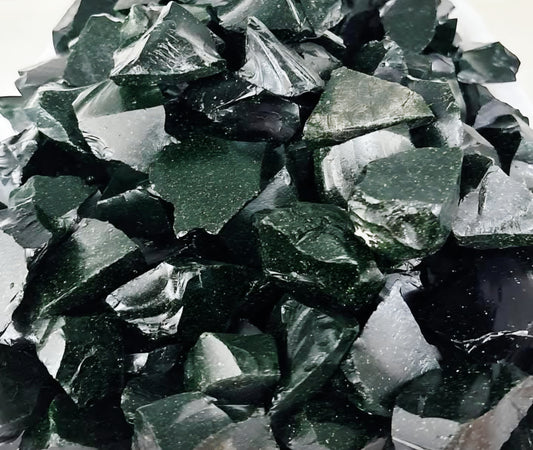 Green Goldstone raw 3-5 cm stone 1kg wholesale bulk crystal