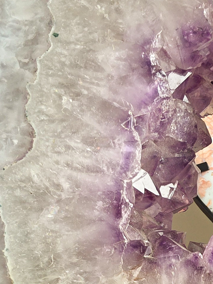 Amethyst from Brazil with stand 5.7 kilo