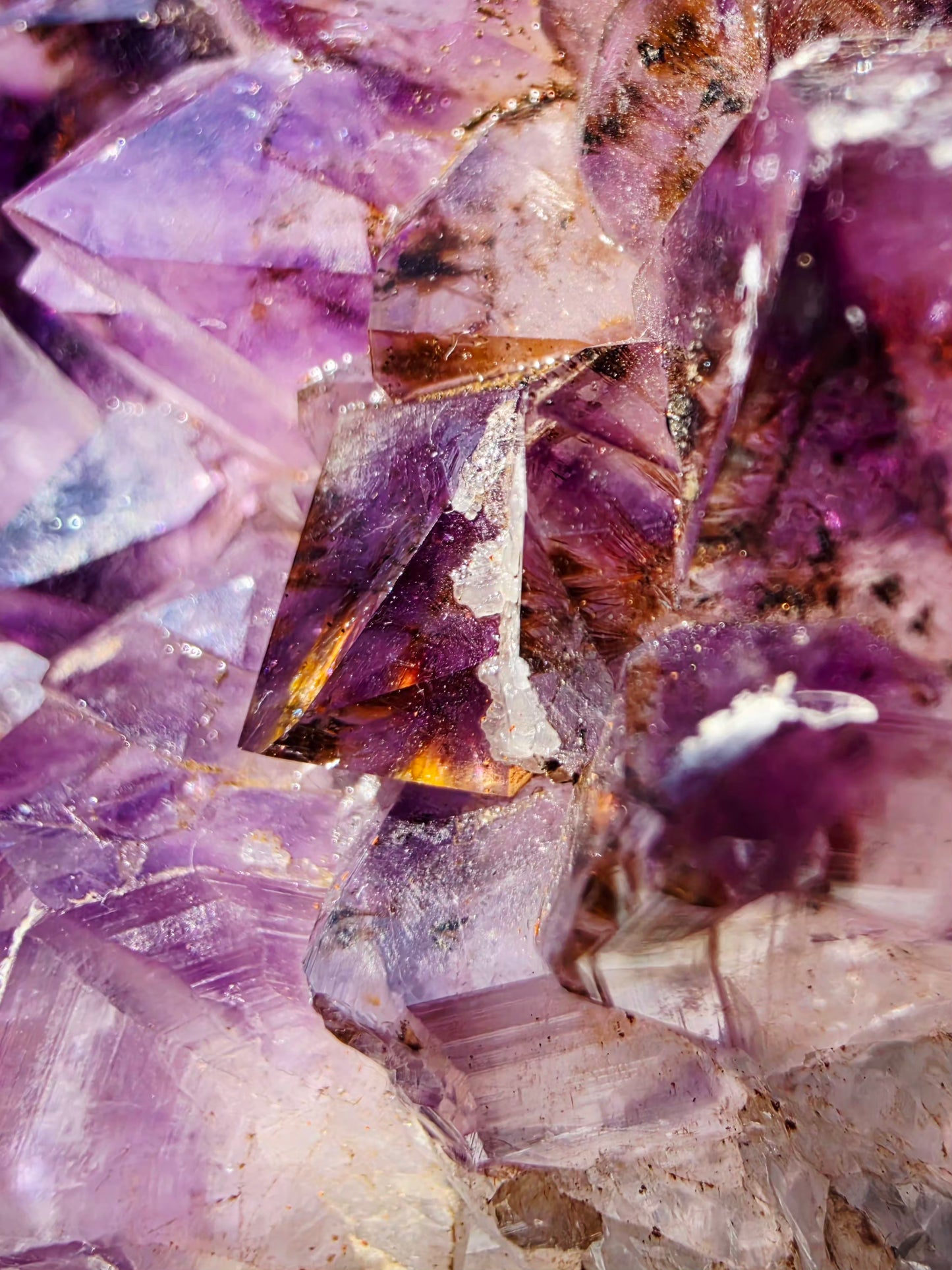 8.82 lbs Amethyst Slab Crystal Mineral With Stand Collectors Minerals 26×19cm