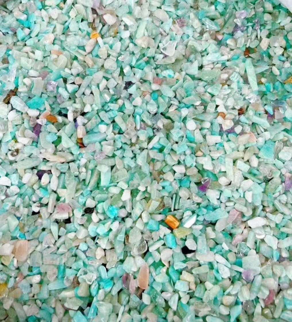 Amazonite Chip Mix – 2kg Wholesale Lot
