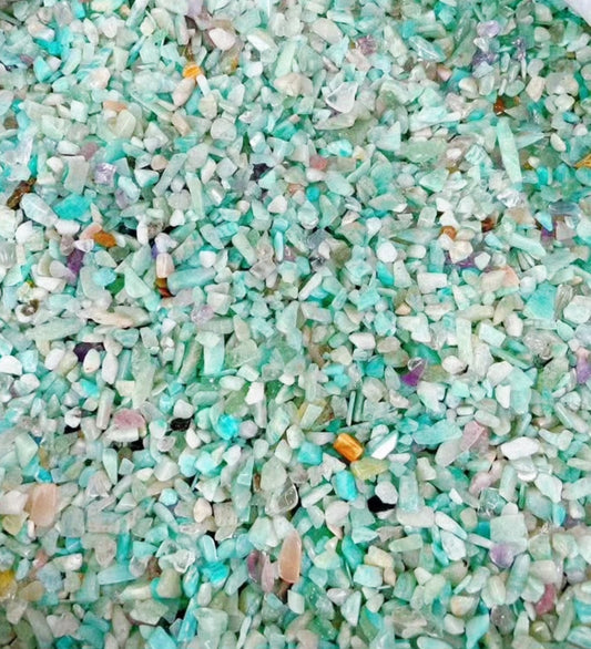 Amazonite Chip Mix – 2kg Wholesale Lot