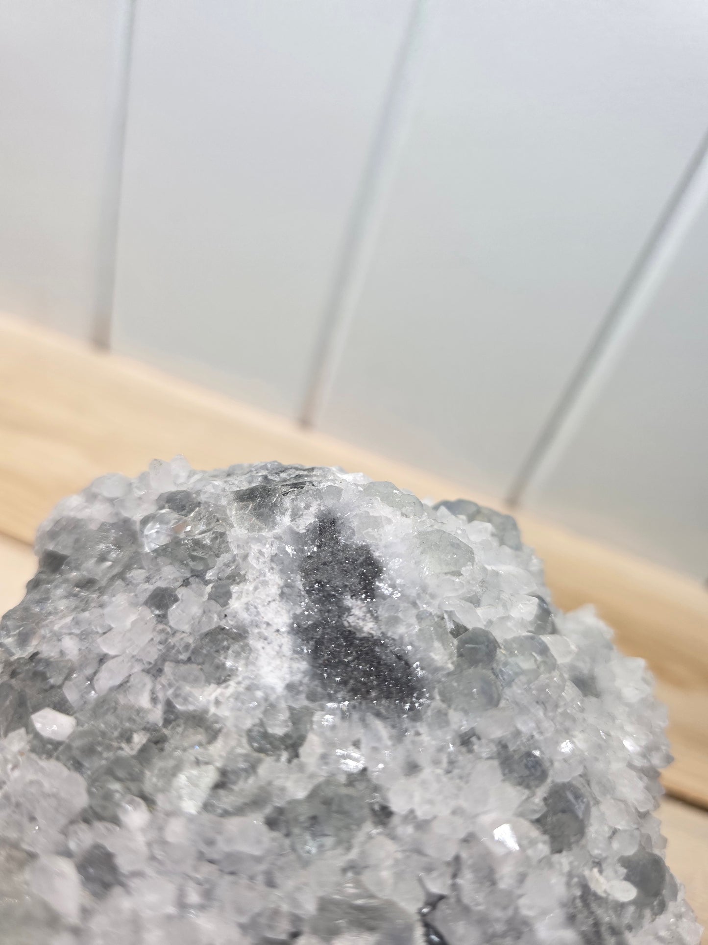 Fluorite Apophylite Matrix Quartz Crystal Specimen