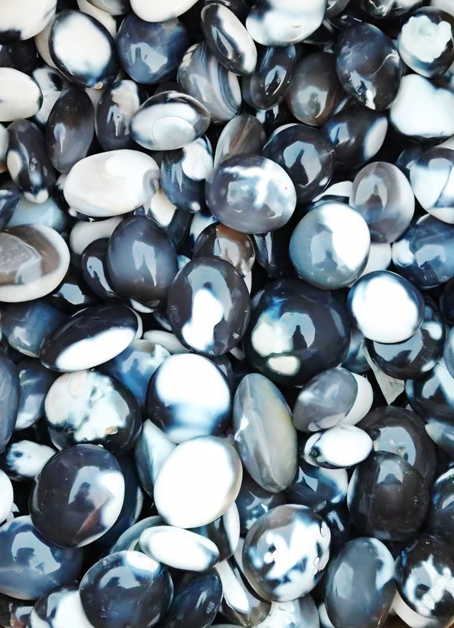 Whale Agate Palmstone Carving 1kg 10 pieces