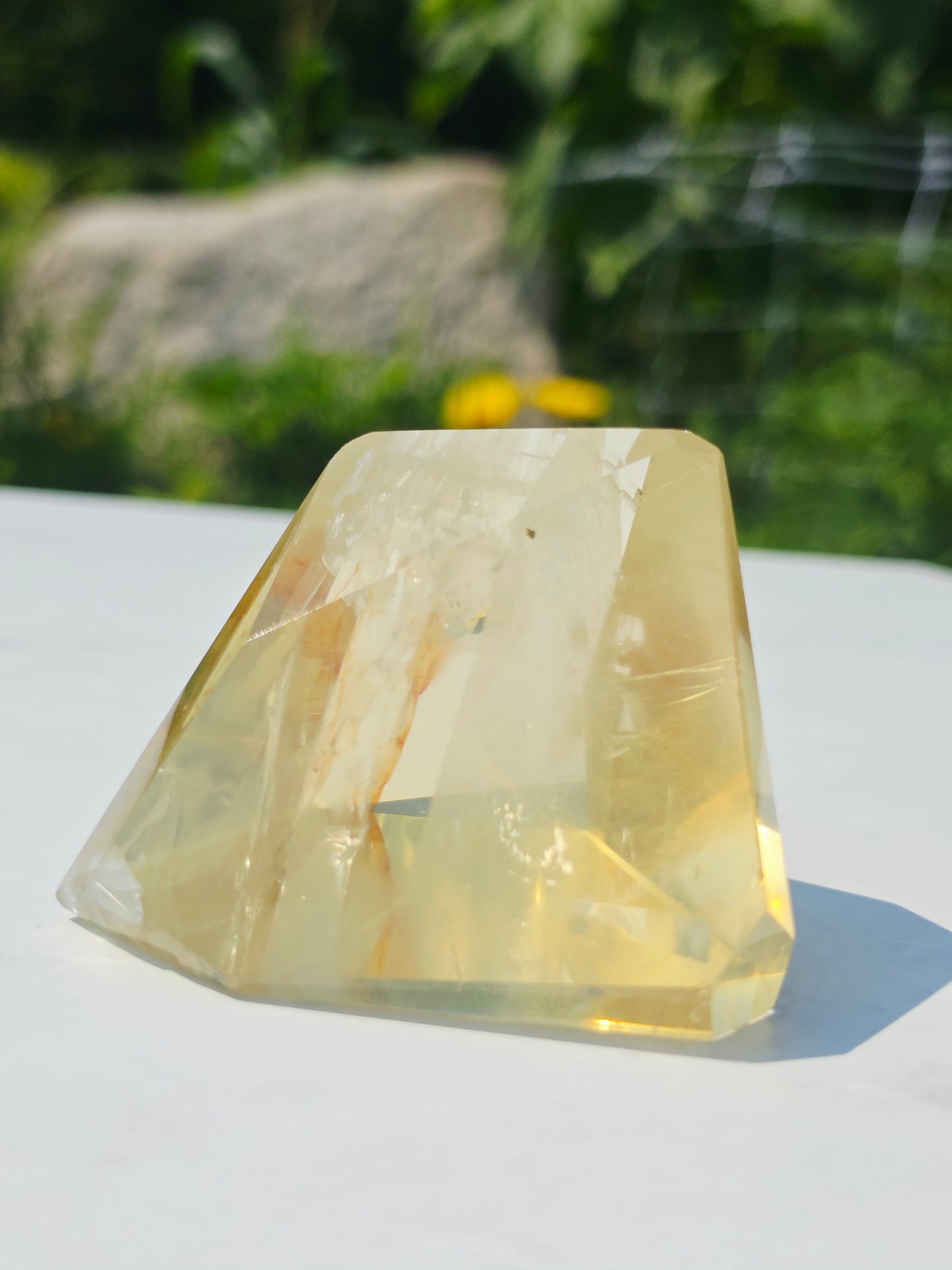 Citrine Free Form Polish 230 grams Crystal Mineral