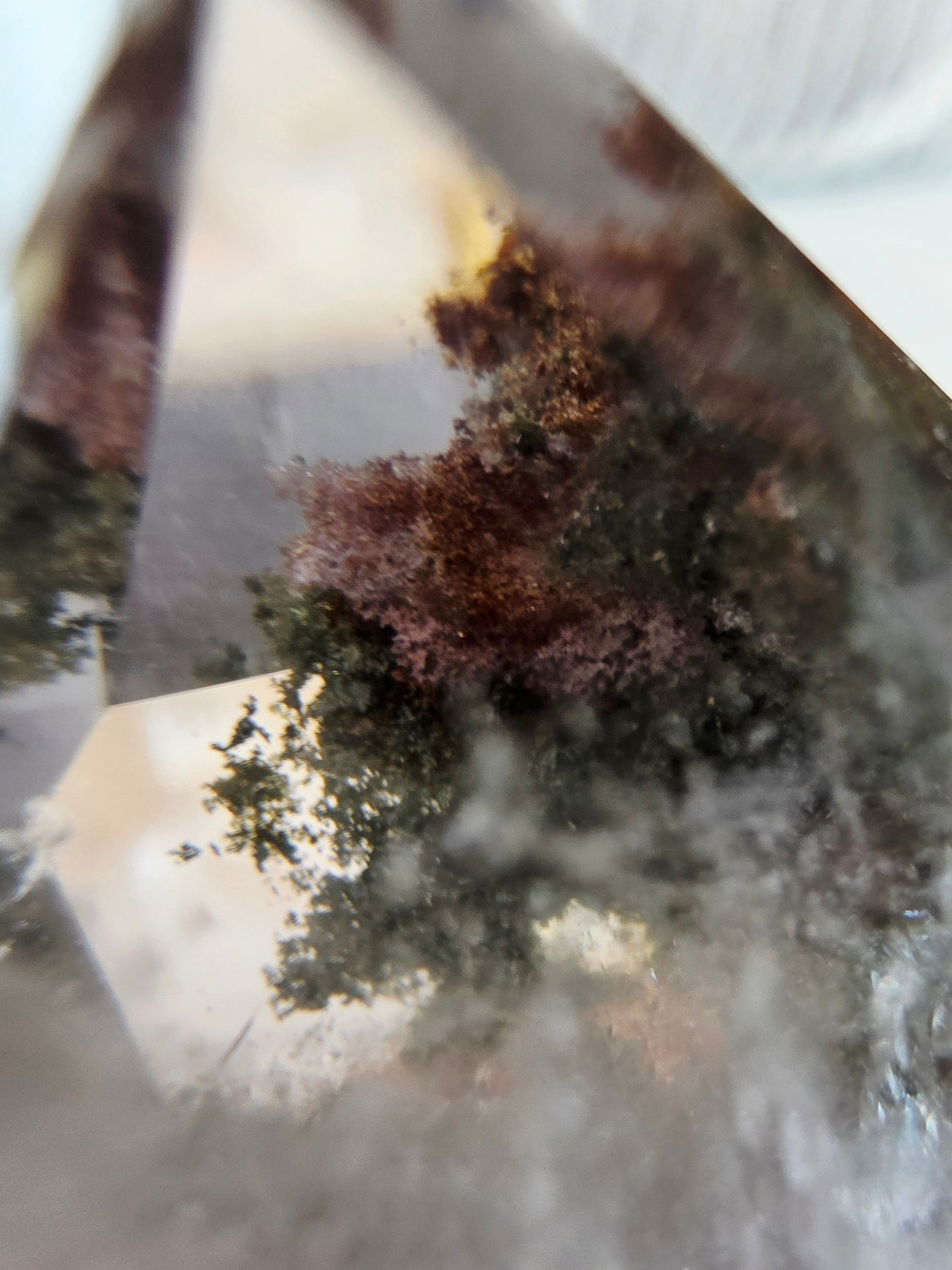 Garden Quartz Free-form Purple Green Palm Size