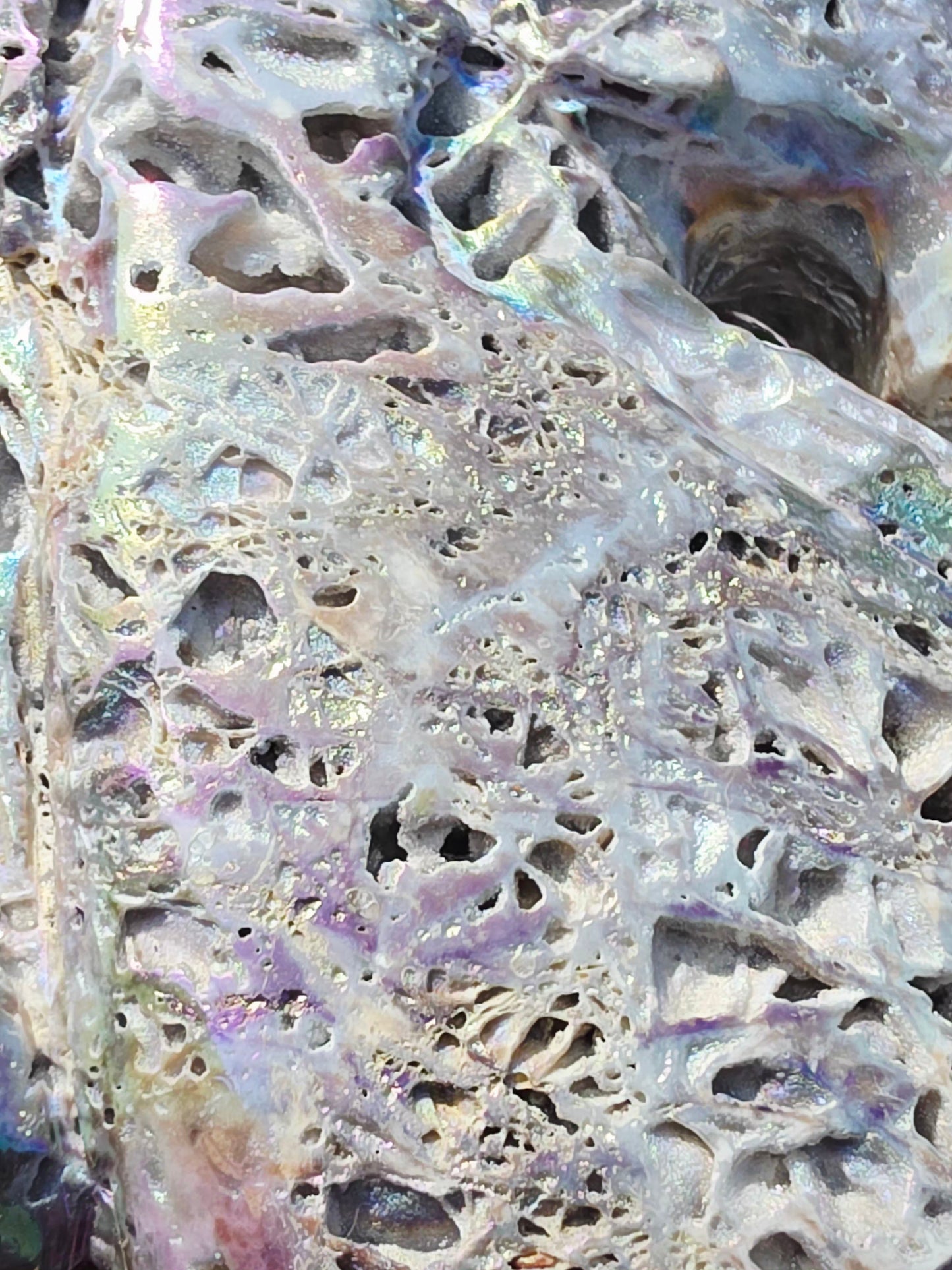 Aura Sphalerite unicorn carving 680grams Crystal Mineral