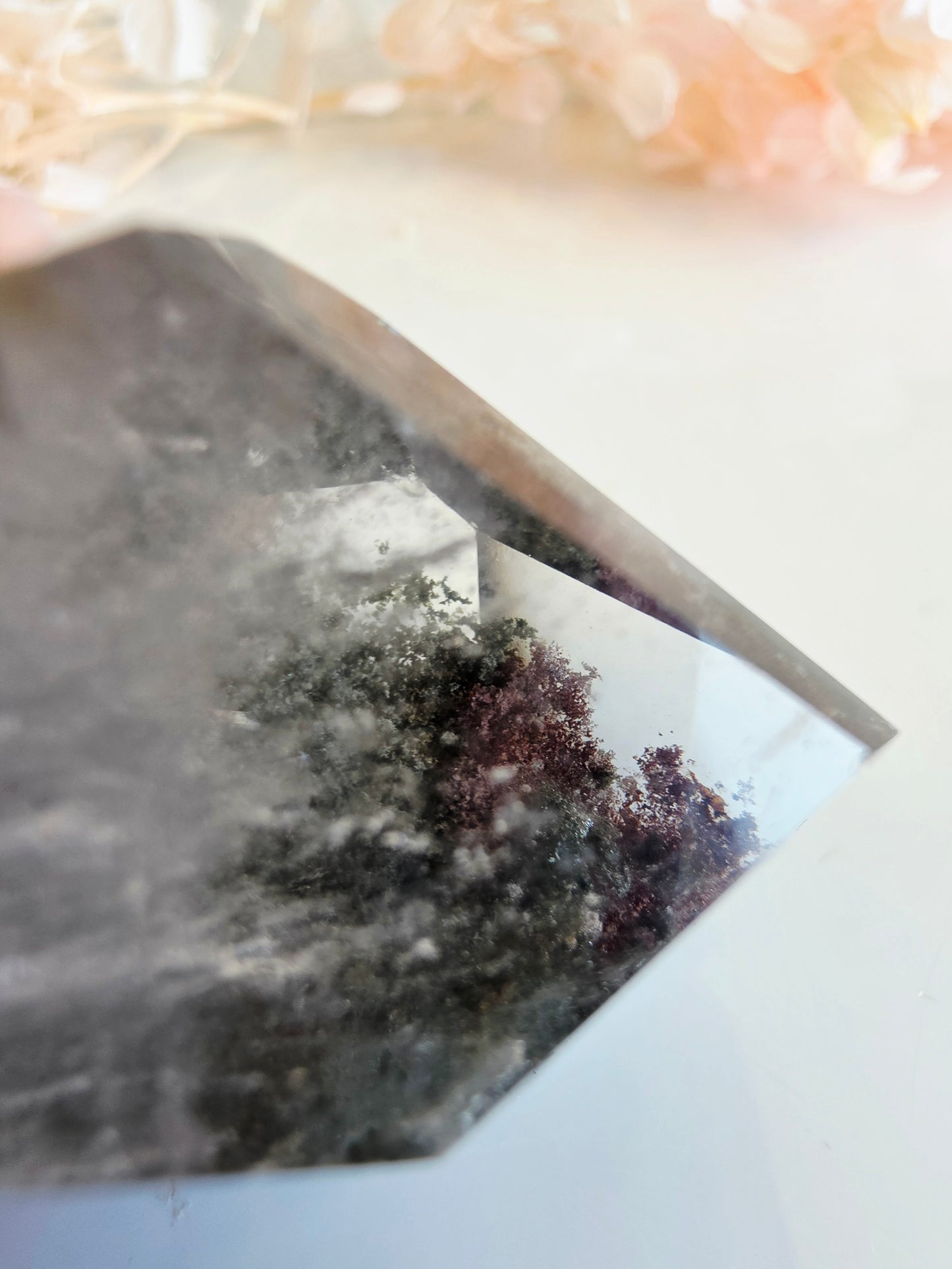 Garden Quartz Free-form Purple Green Palm Size