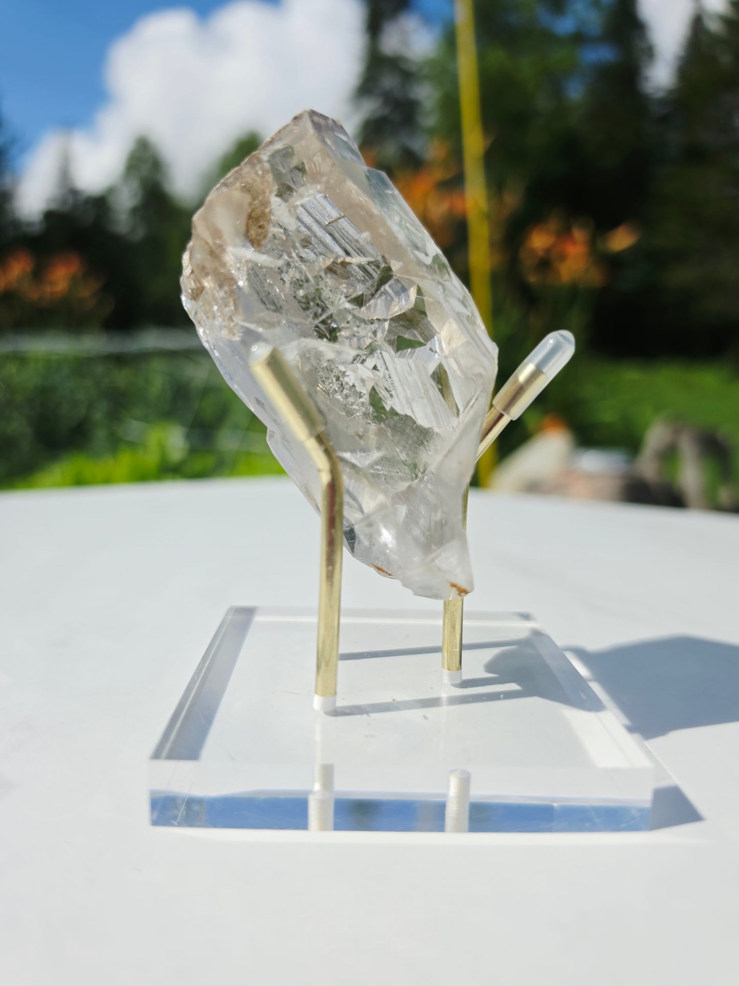 Himalayan Quartz Specimen with Stand Rare Mineral