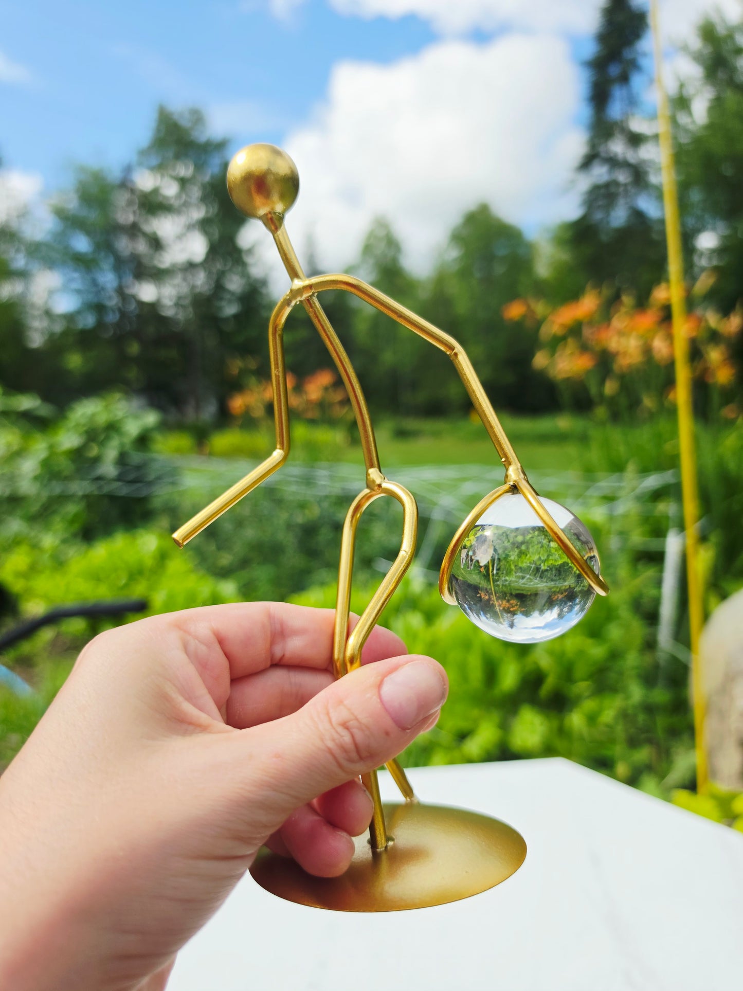 Gold Sphere / Specimens Holder