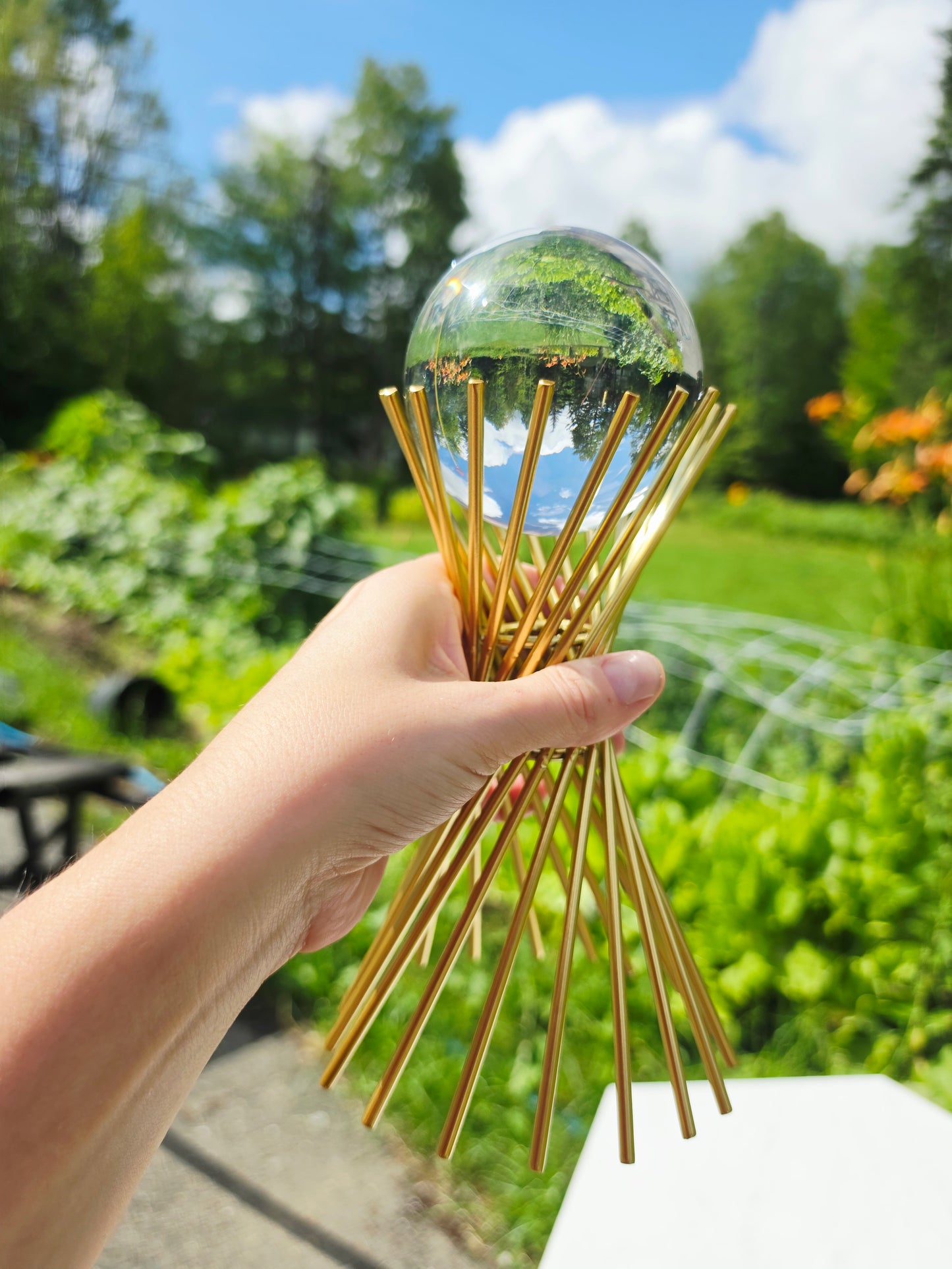 Gold Sphere / Specimens Holder - Large