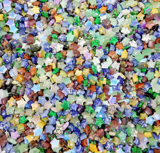 Star Crystal Carving Mix Material 1kg 600 pieces