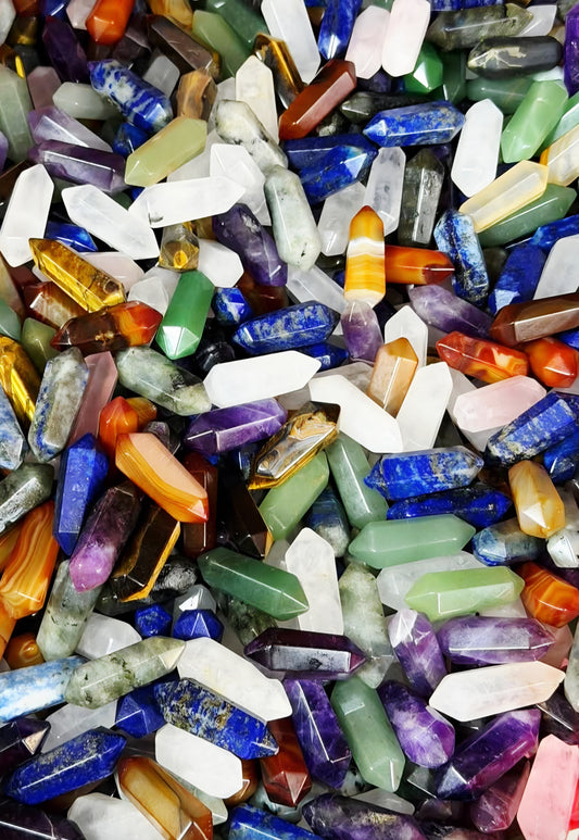 Double Point 1kg Mix Small tower wholesale Crystal point
