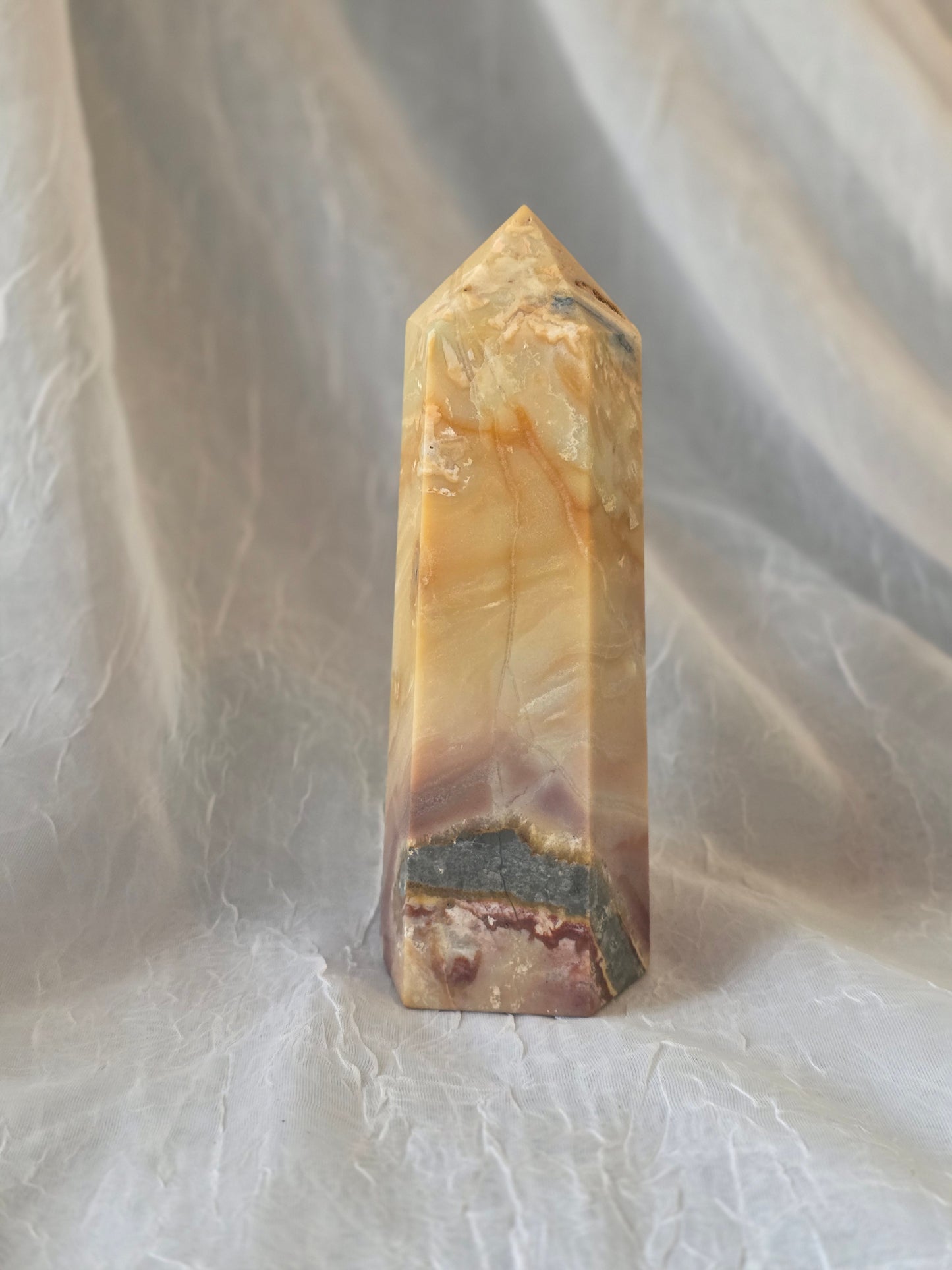 Crazy Lace Agate tower Medium Size