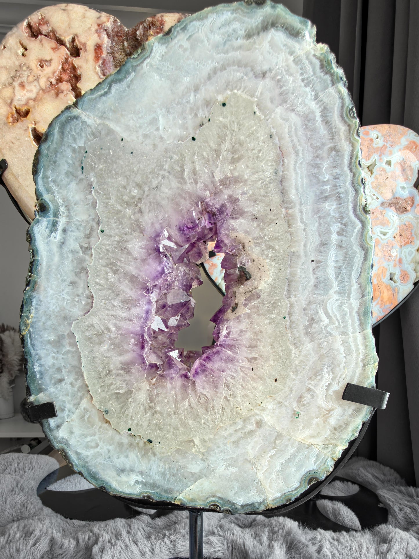 Amethyst from Brazil with stand 5.7 kilo