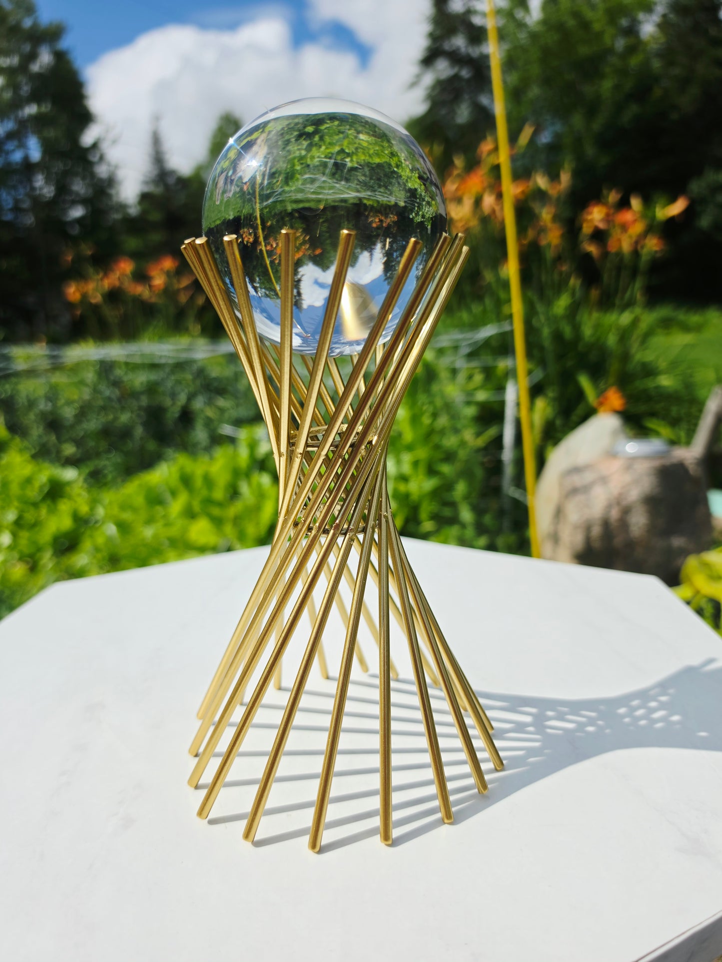 Gold Sphere / Specimens Holder - Large