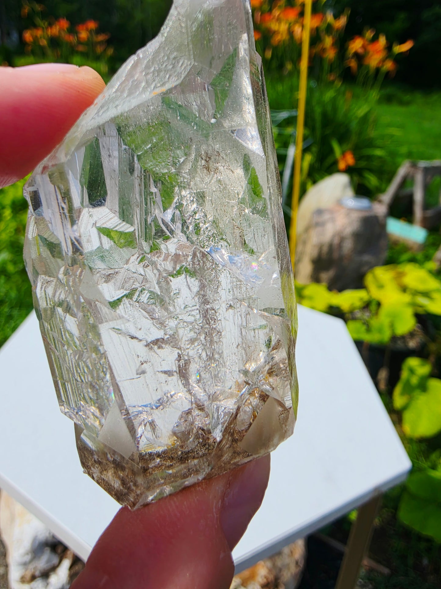 Himalayan Quartz Specimen with Stand Rare Mineral