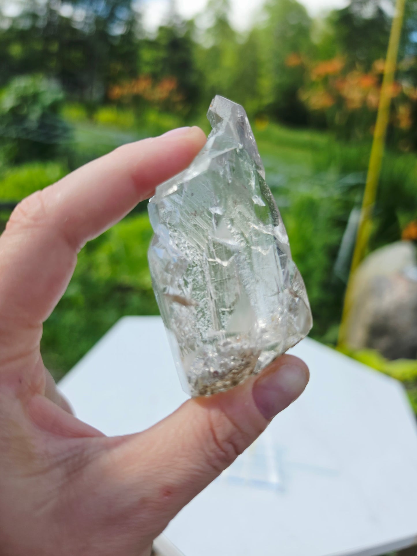 Himalayan Quartz Specimen with Stand Rare Mineral