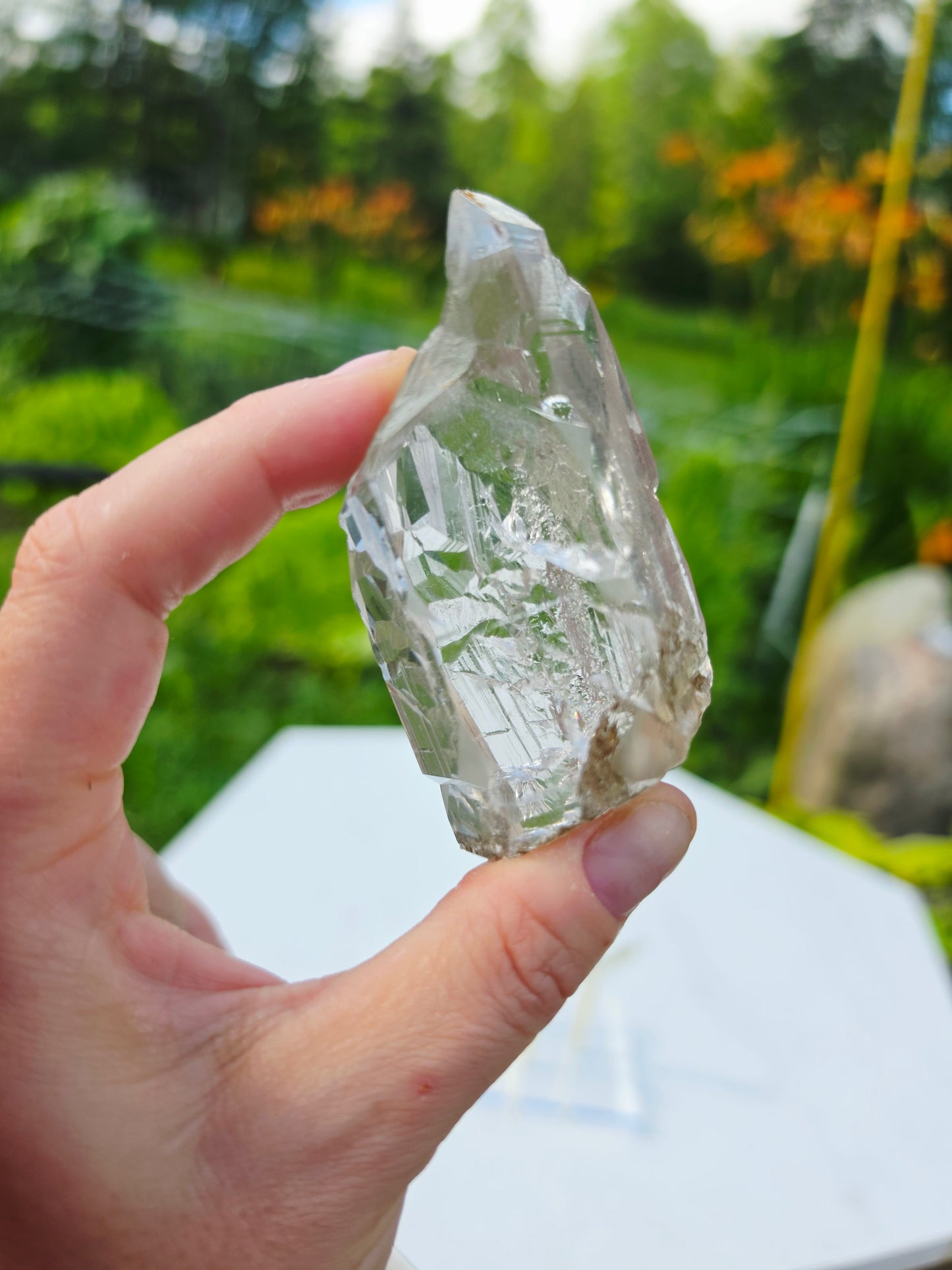 Himalayan Quartz Specimen with Stand Rare Mineral
