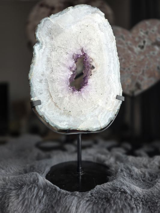 Amethyst from Brazil with stand 5.7 kilo